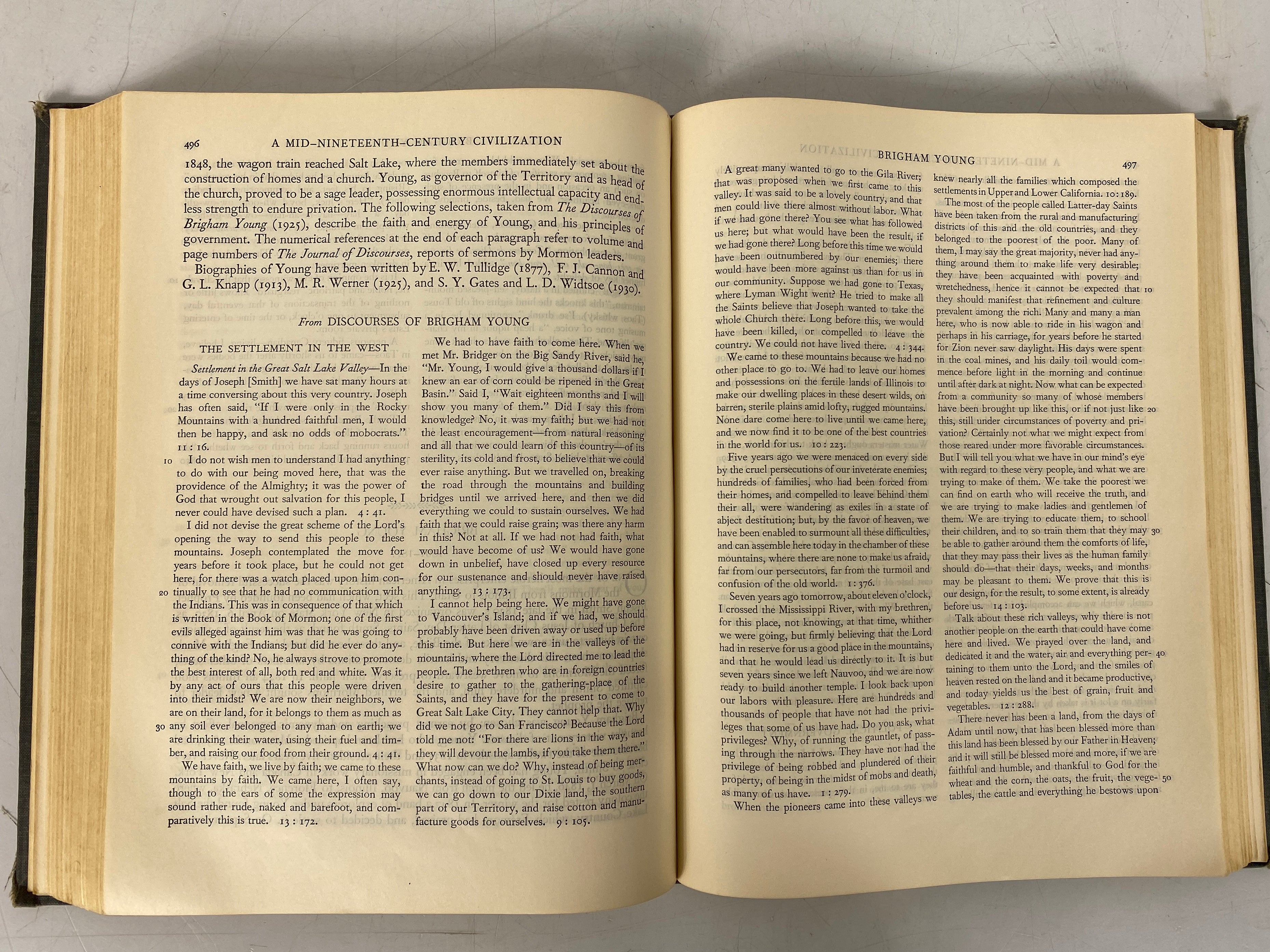 2 Vol Set: The American Mind I & II Warfel/Gabriel/Williams 1959 Ed HC