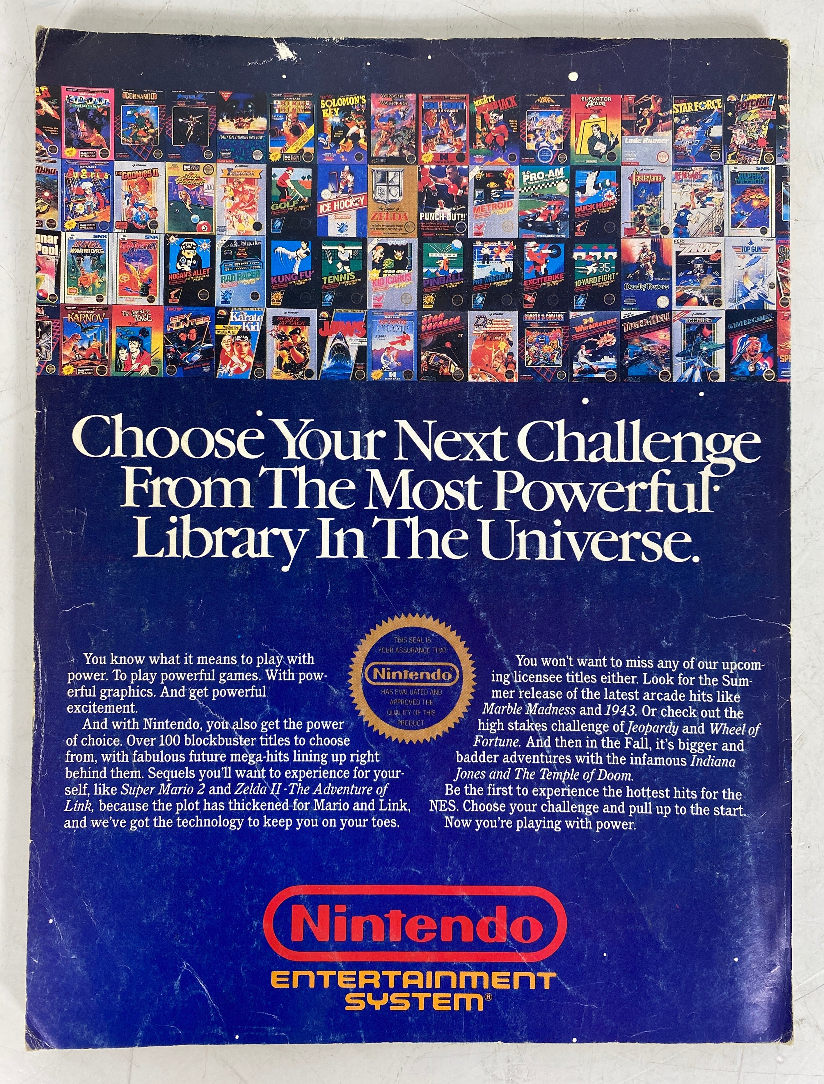 Nintendo Power Magazine #1 July/August (1988) Includes Poster