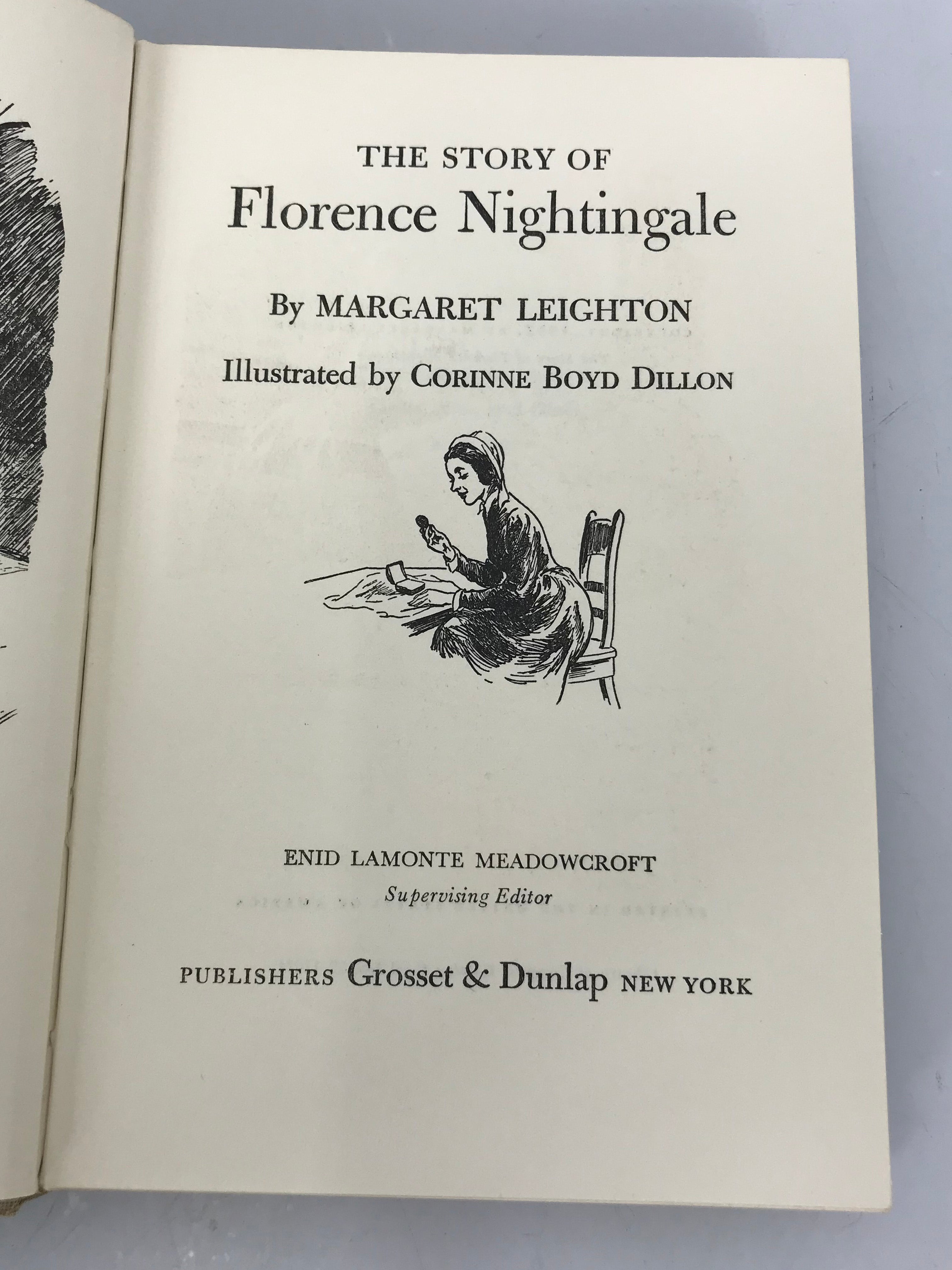 The Story of Florence Nightingale by Margaret Leighton 1952 HC DJ