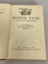 Popol Vuh The Sacred Book of the Ancient Quiche Maya by Goetz & Morley 1951 HC DJ