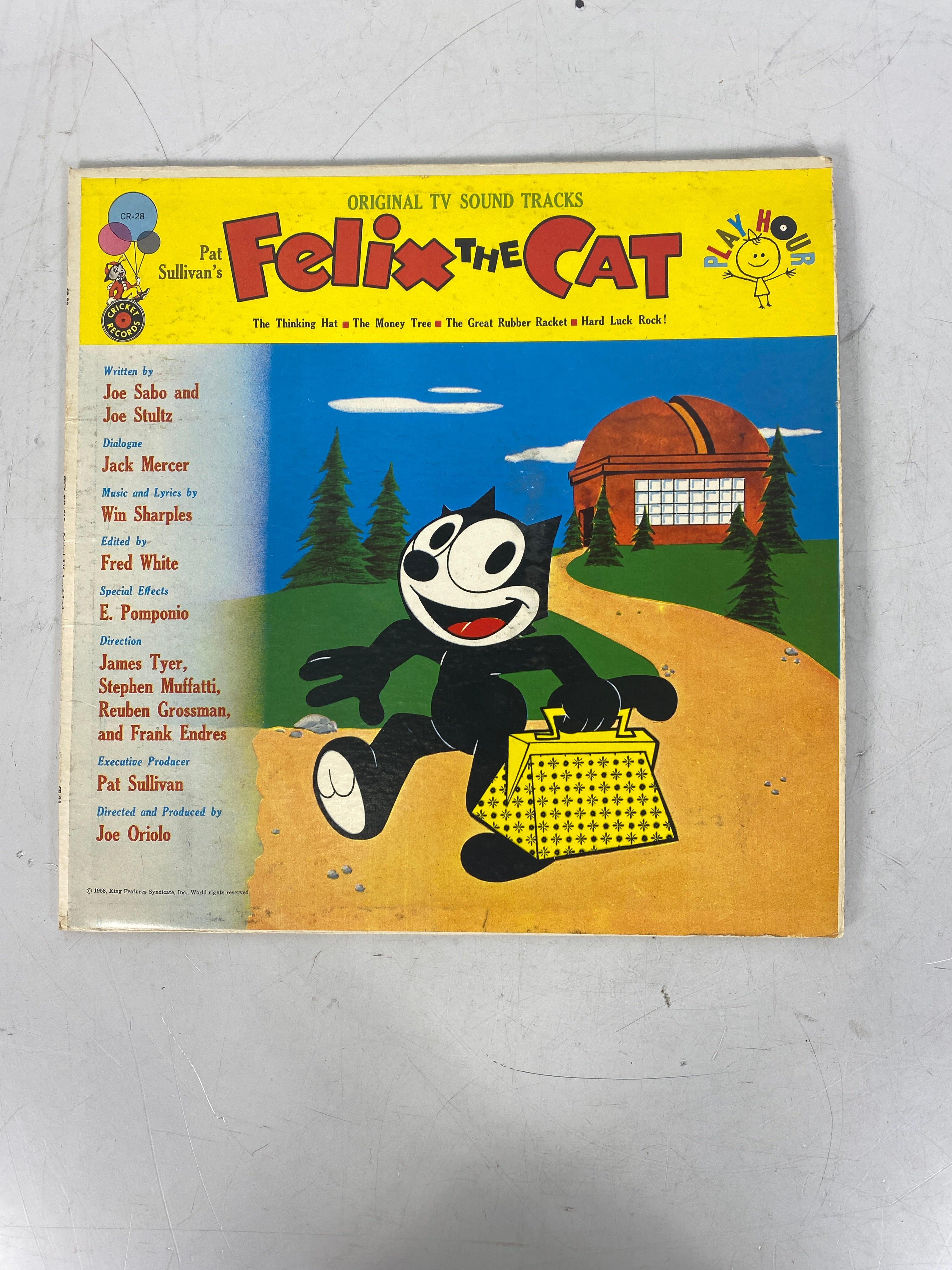 Felix the Cat TV Soundtrack Vinyl Record