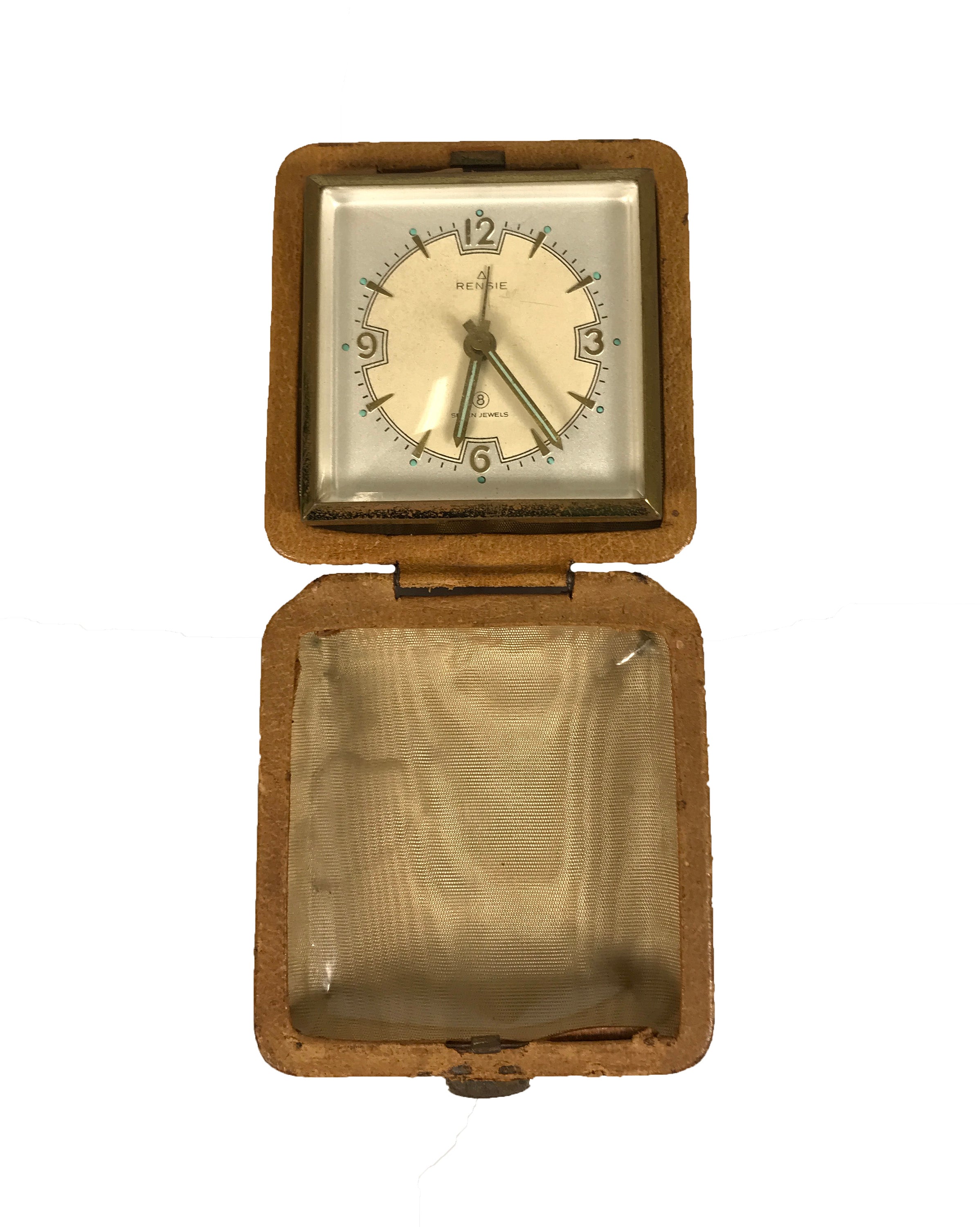 Vintage Rensie Alarm Clock In Case