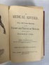 The Medical Adviser by Rezin Thompson 1891 Antique HC 21st Edition See Photos