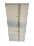 White Right Opening Cabinet w/ 3 Drawers and 2 Shelves