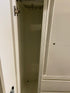 White Left Opening Cabinet 3 Drawers and 2 Shelves