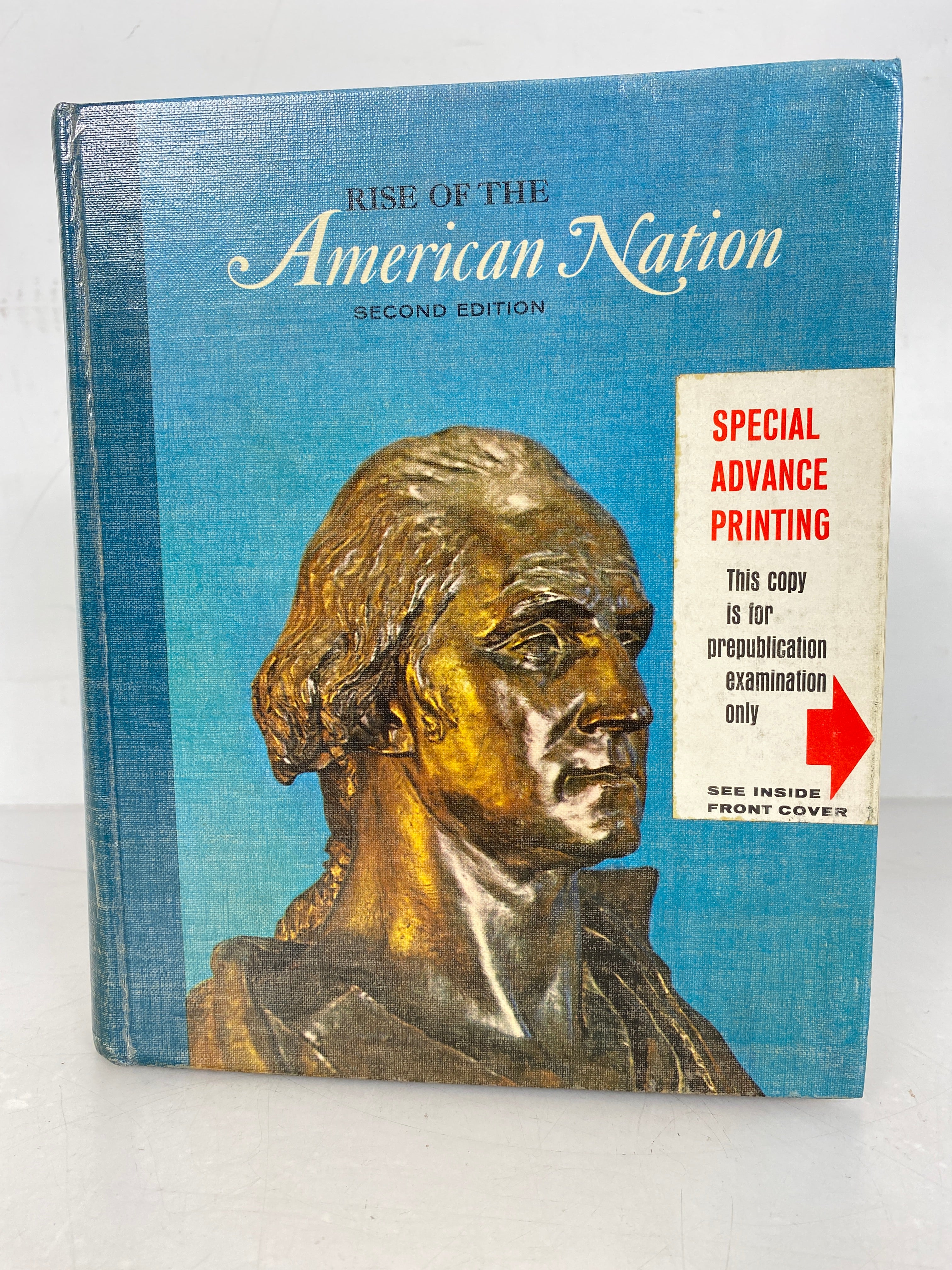 Rise of the American Nation Second Edition Special Advance Printing HC 1966