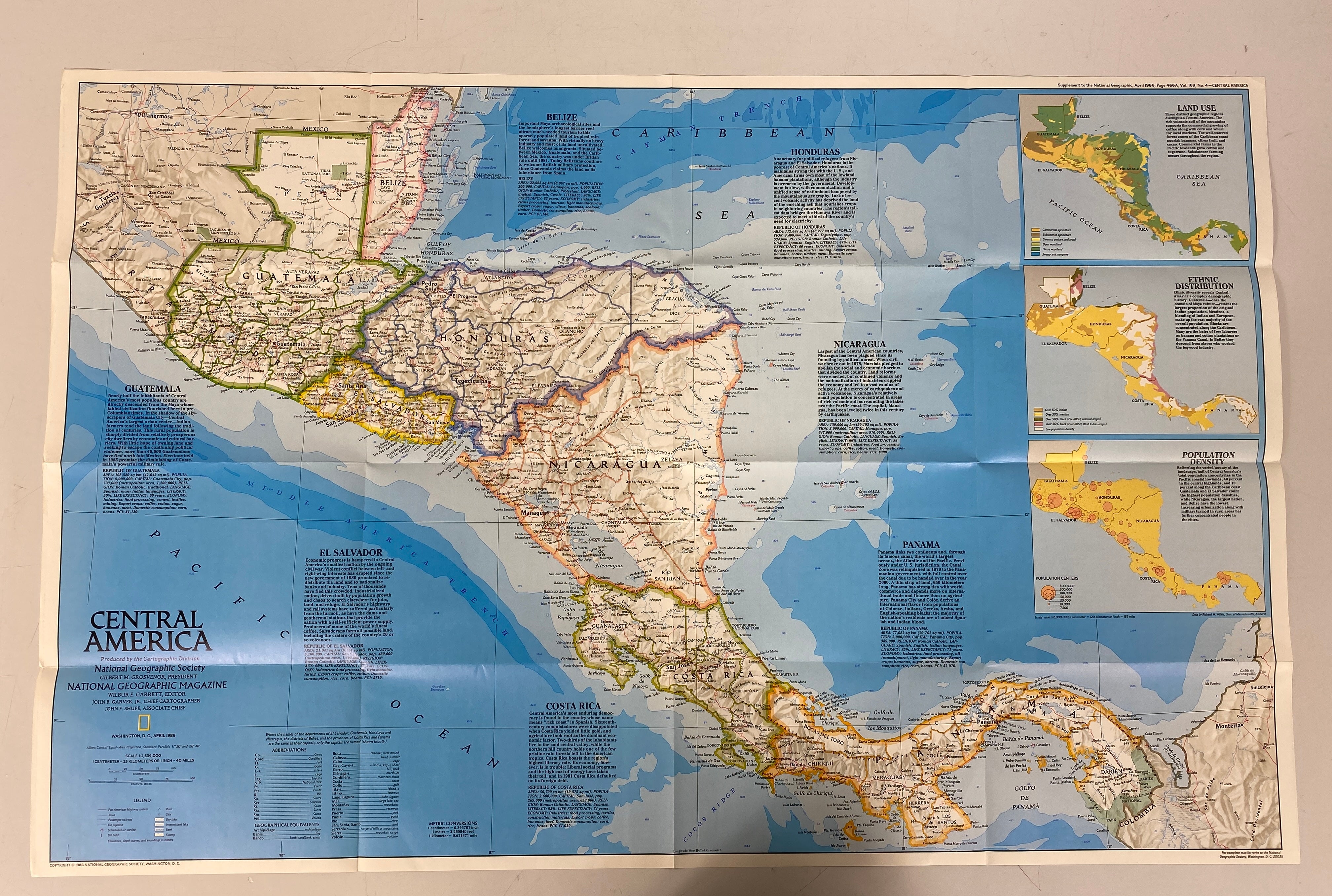 Lot of Vintage Maps: Mexico/Central America/Land of the Maya/Middle America