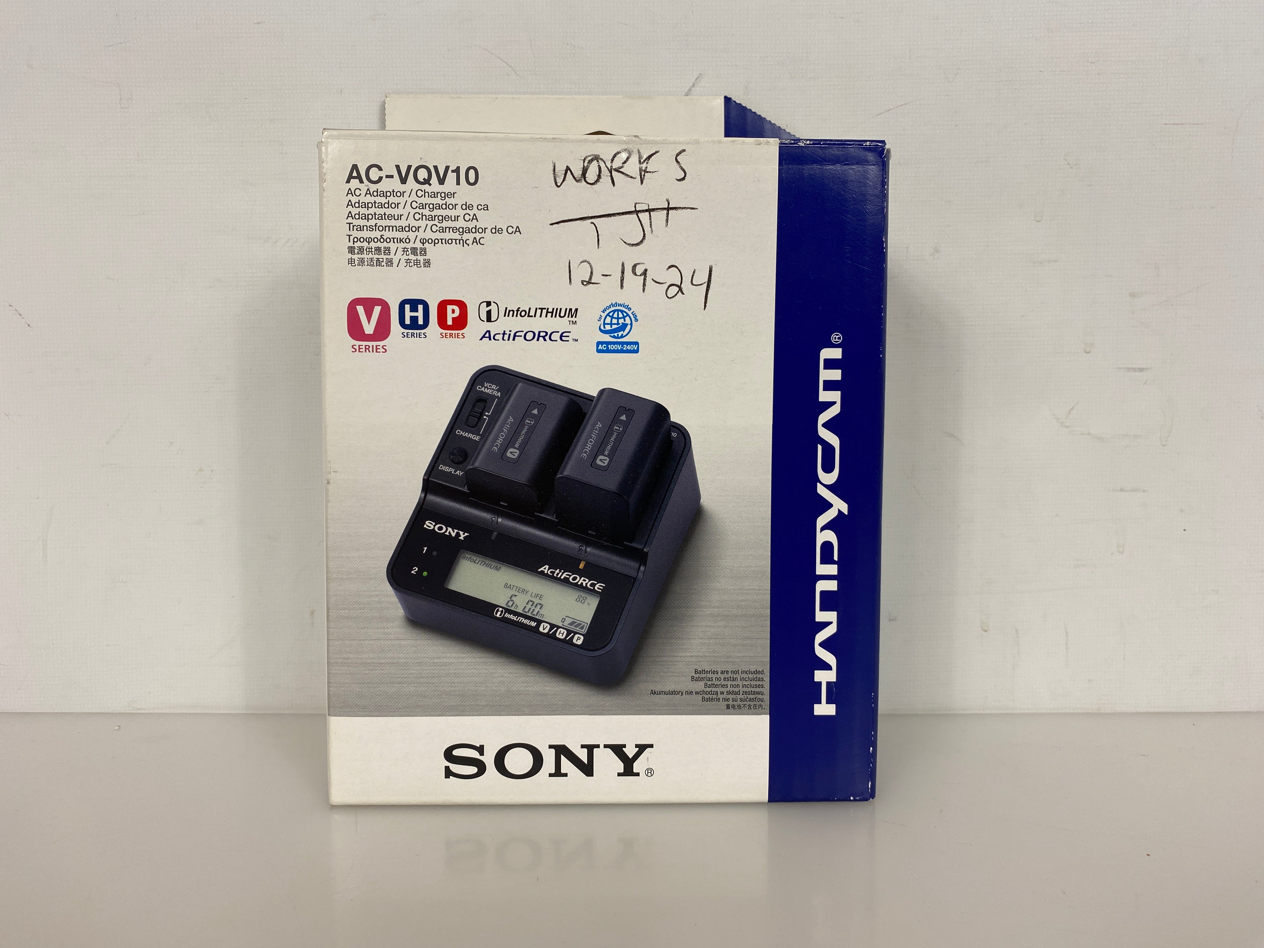 Sony Handycam AC Adaptor AC-VQV10