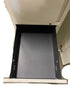 White Right Opening Cabinet w/ 3 Drawers and 2 Shelves