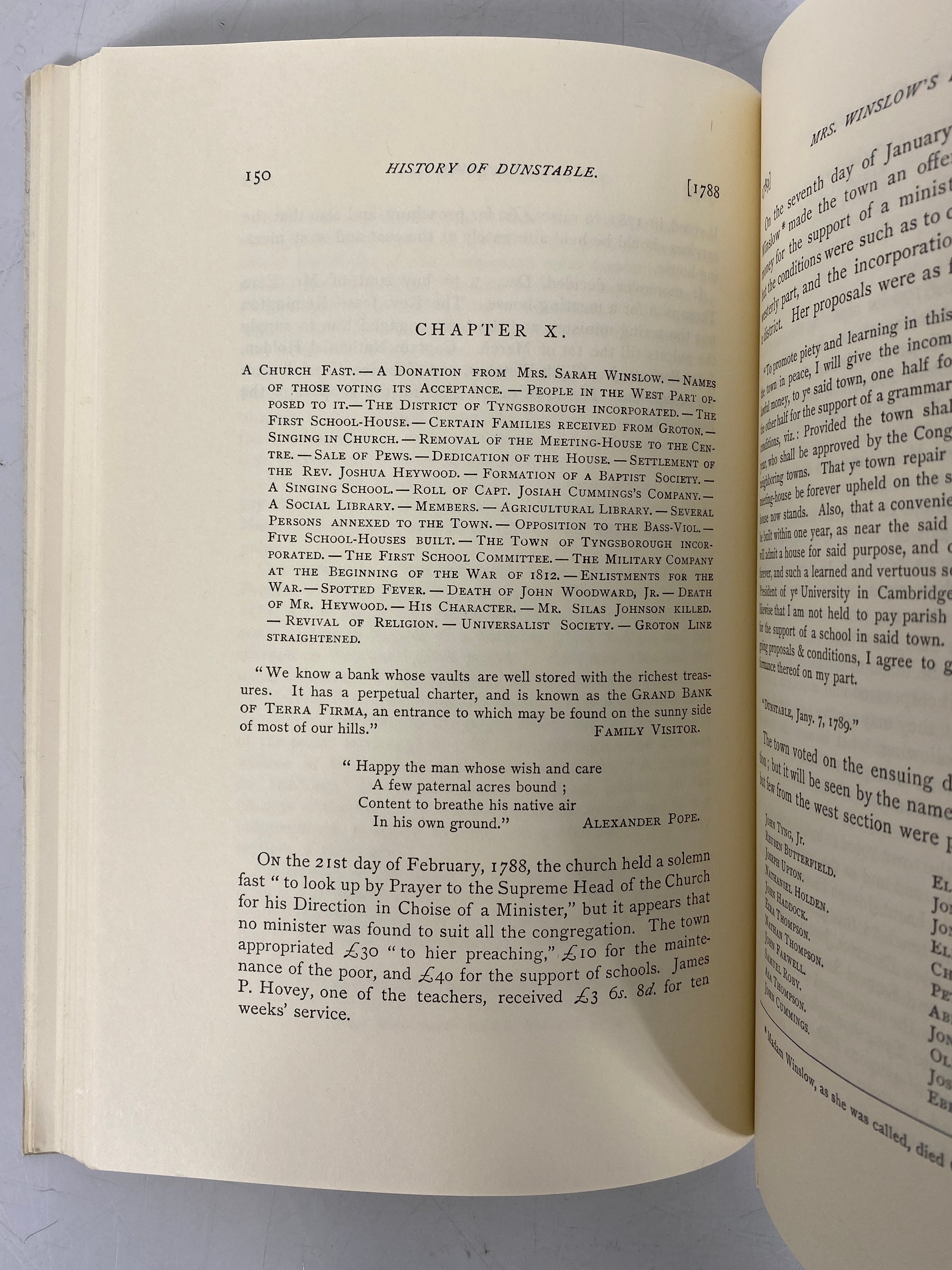 A History of the Town of Dunstable Massachusetts Reprint of 1877 Ed SC