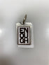 Silver Word Enough Keychain