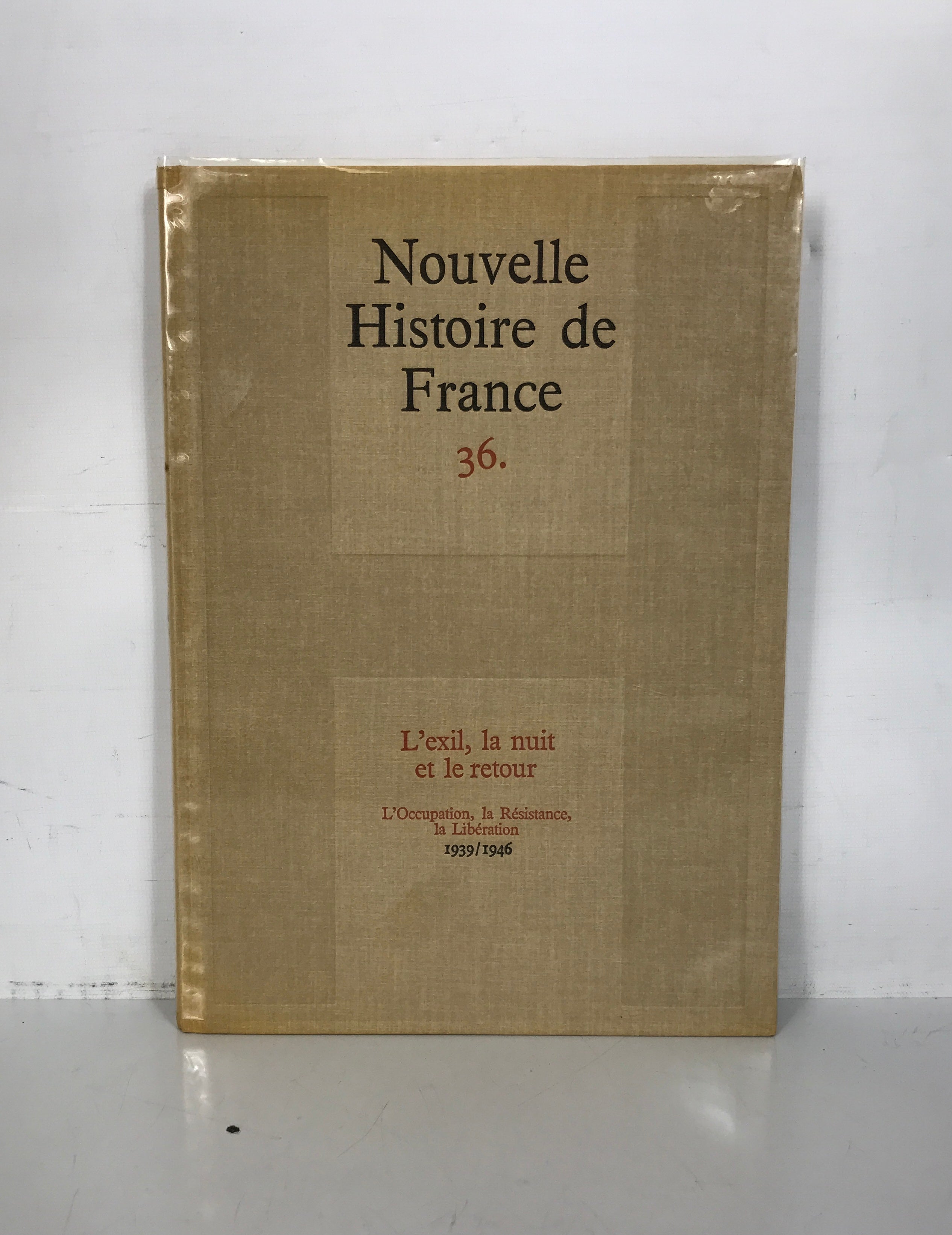 Lot of 2 French WWII History: Memorial des Compagnons and Nouvelle Histoire de France 36 HC