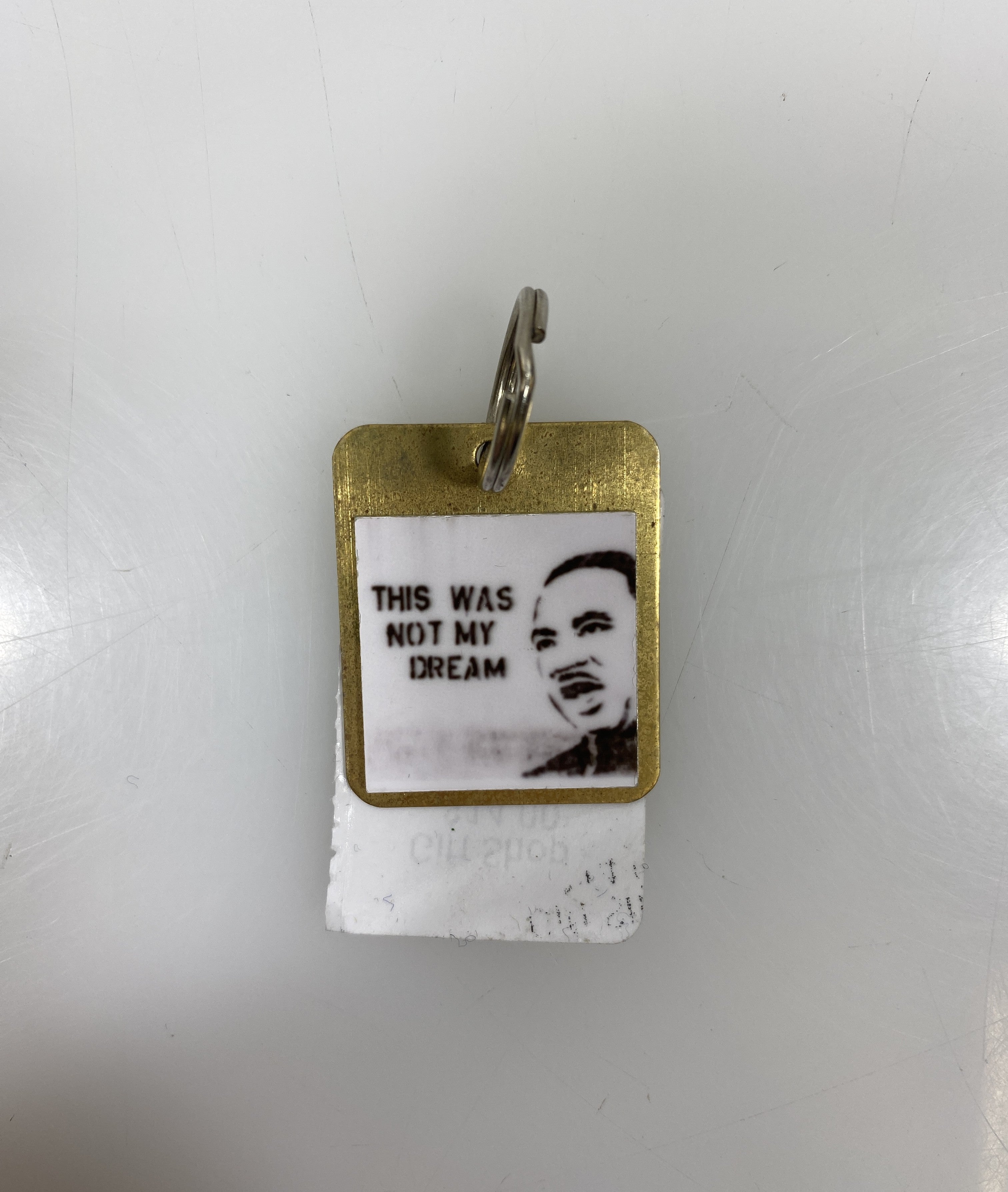 Gold Martin Luther King Jr. This Was Not My Dream Keychain