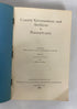 County Government and Archives in Pennsylvania 1947 Vintage SC