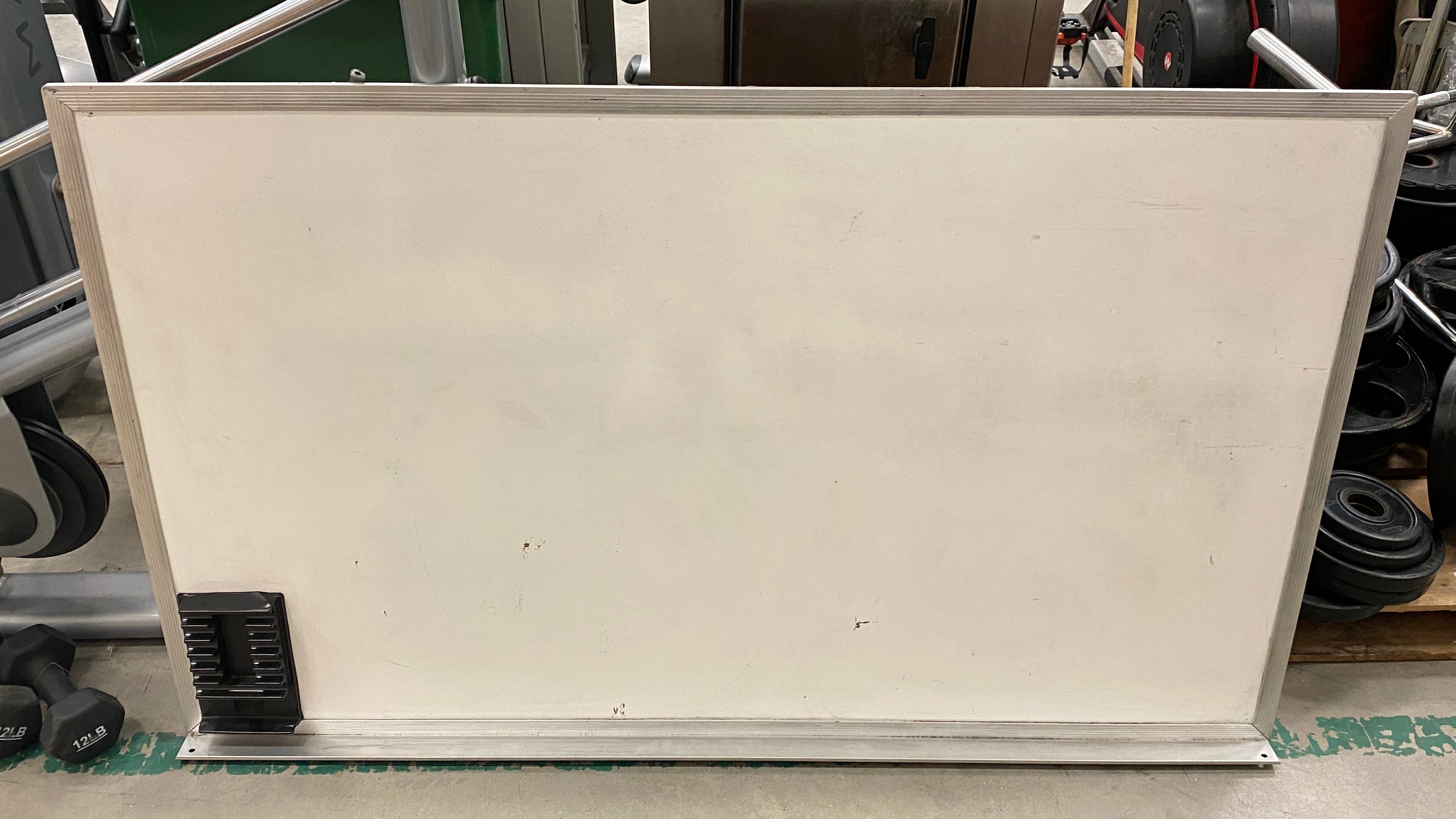 Aluminum Framed Whiteboard w/ Ledge Built into Frame