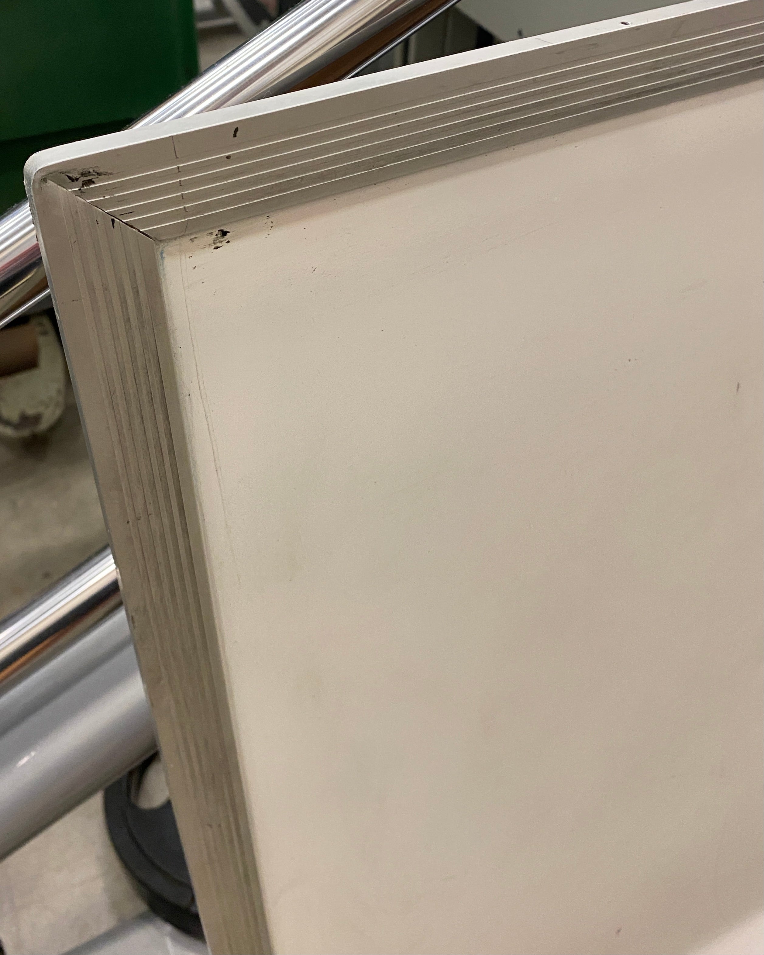 Aluminum Framed Whiteboard w/ Ledge Built into Frame