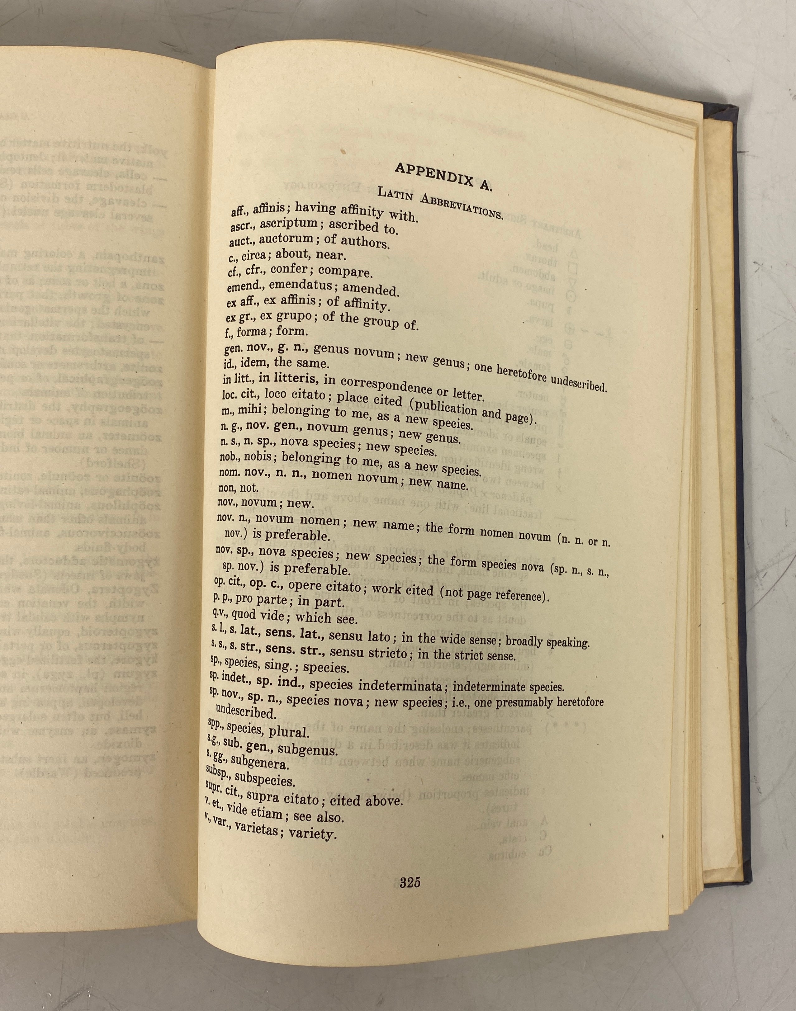 A Glossary of Entomology J.R. de la Torre-Bueno 1950 2nd Printing HC