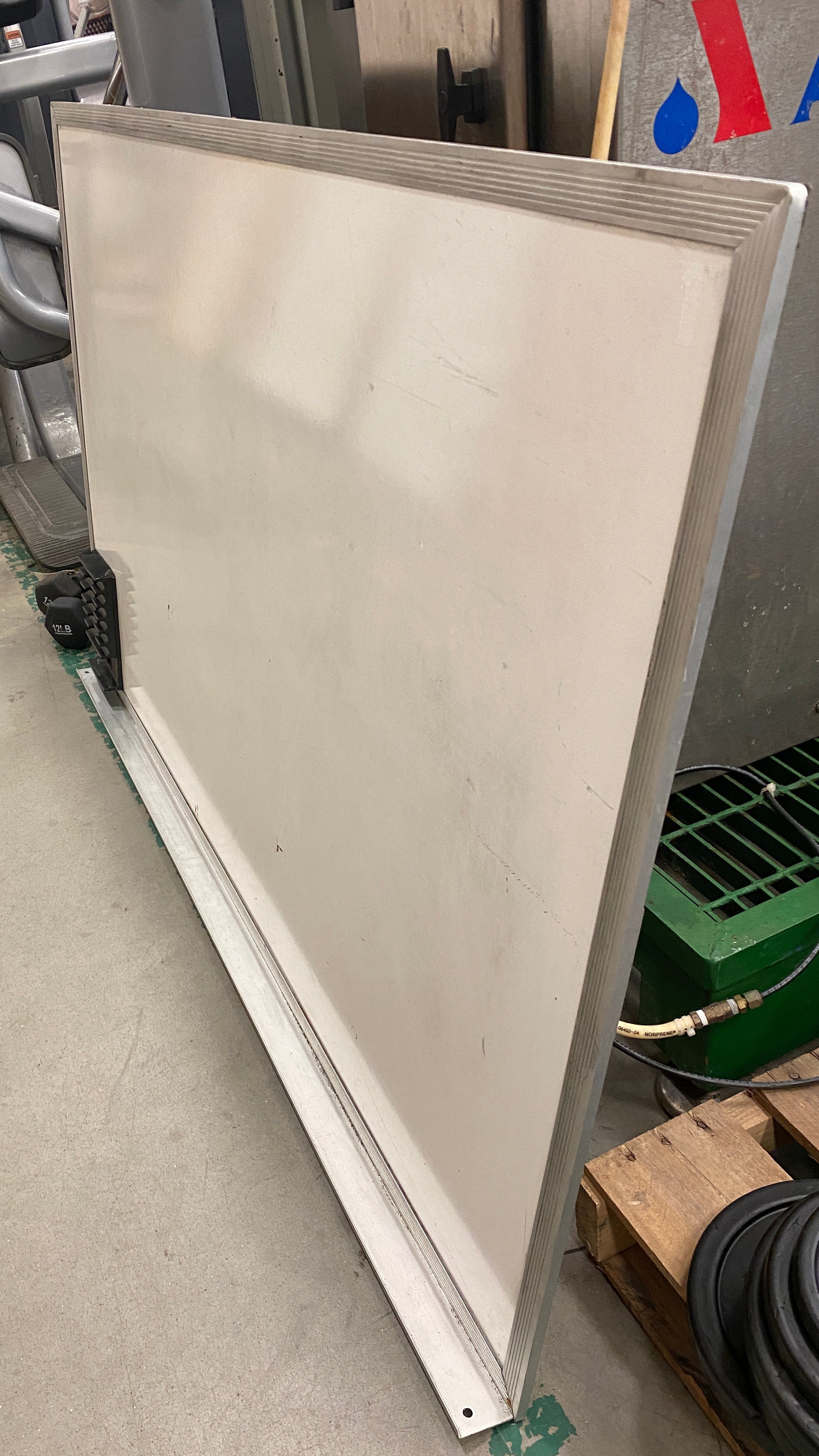 Aluminum Framed Whiteboard w/ Ledge Built into Frame