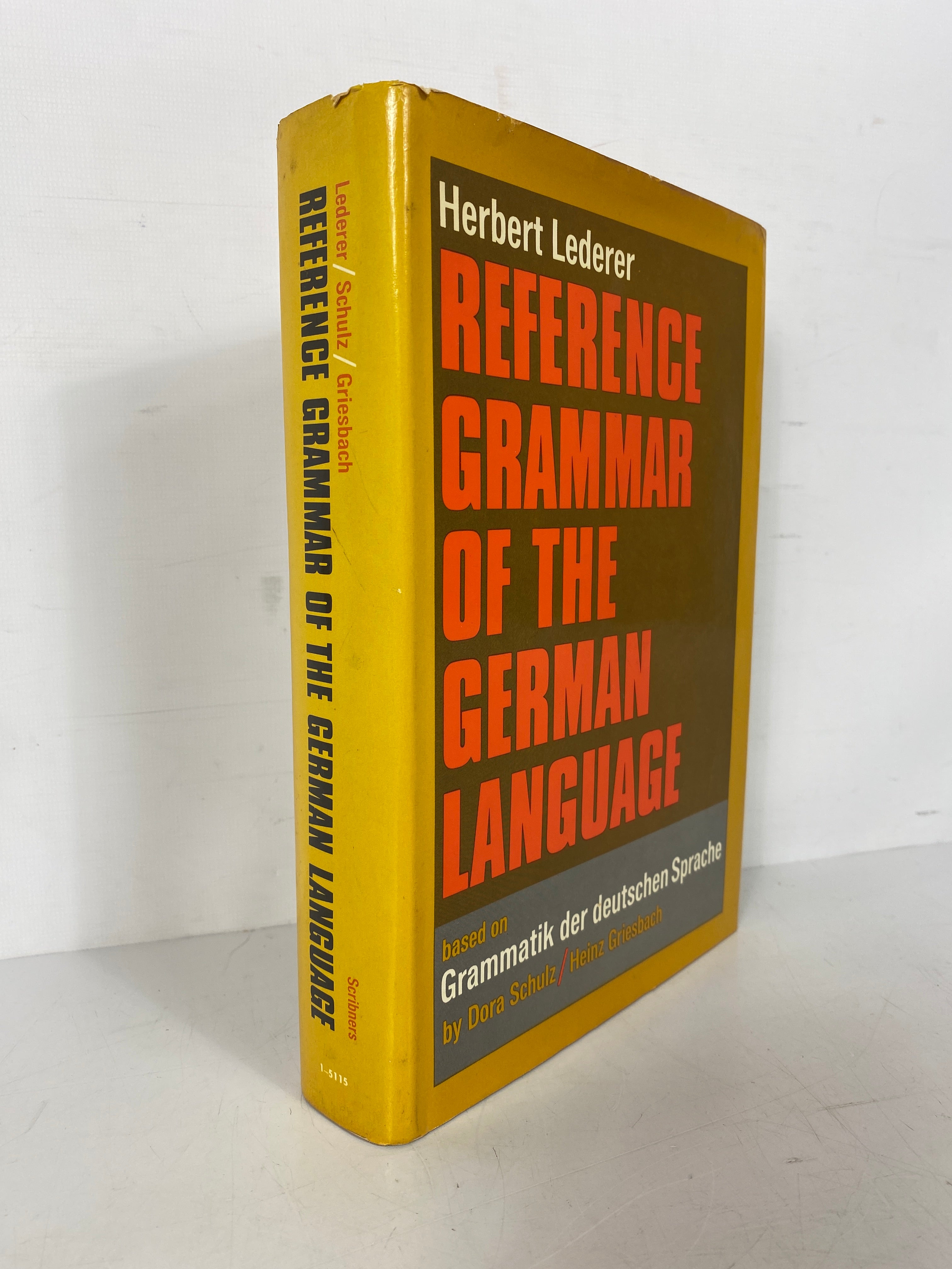 Herbert Lederer Reference Grammar of the German Language 1969 HCDJ