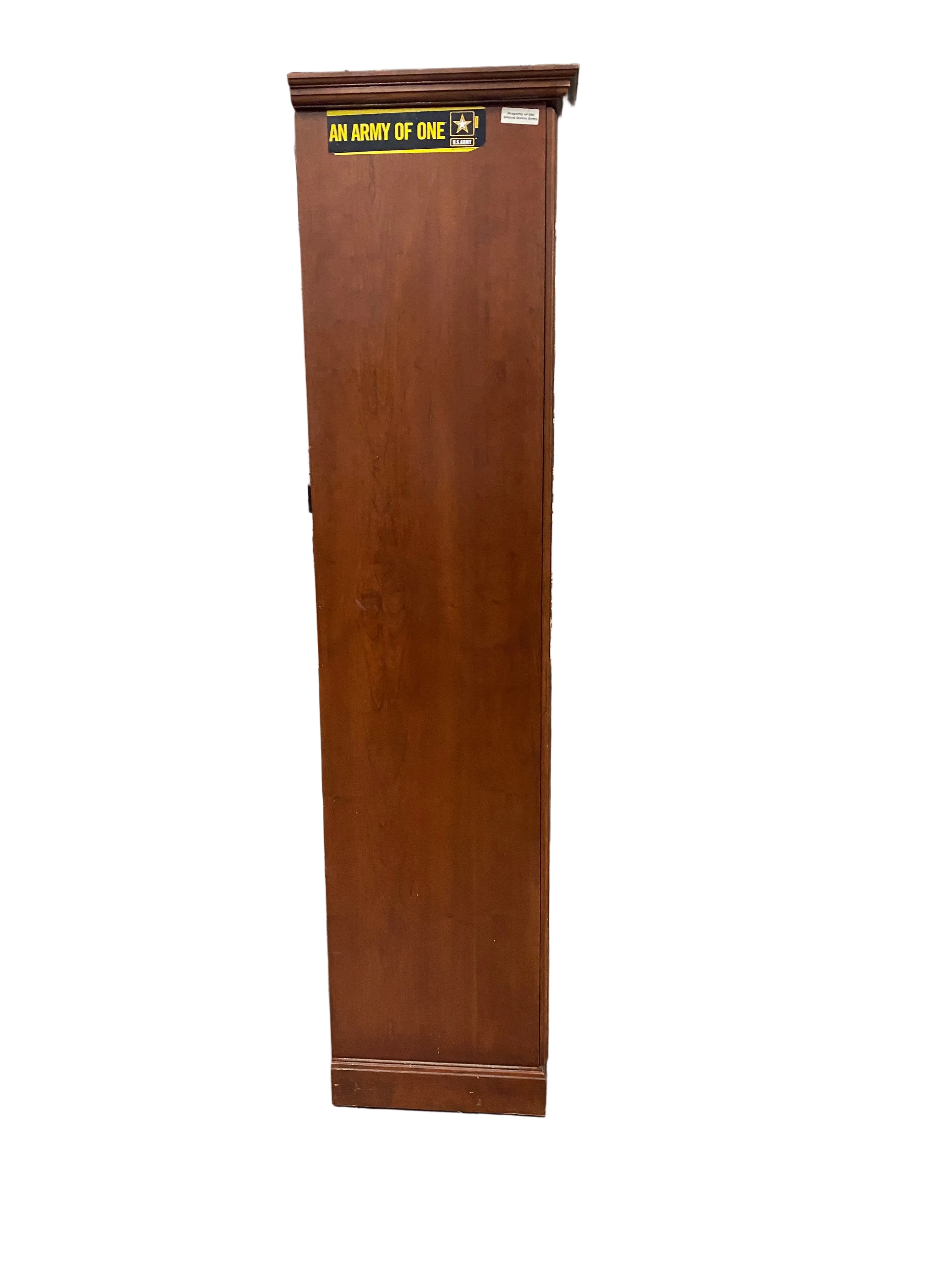 Dark Cherry Wooden Cabinet