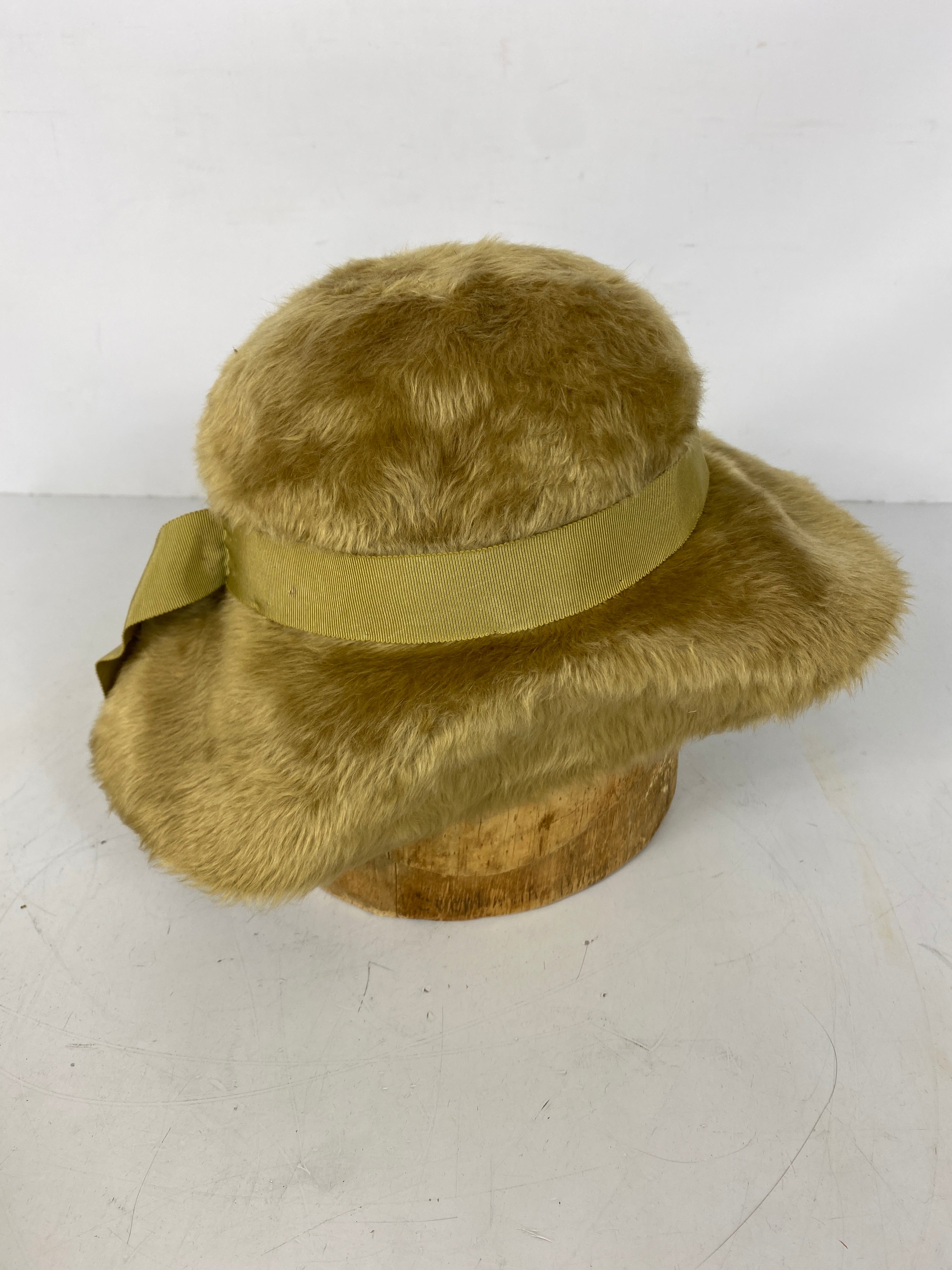 Vintage Bernard Workman Faux Fur Hat - Made in Czechoslovakia