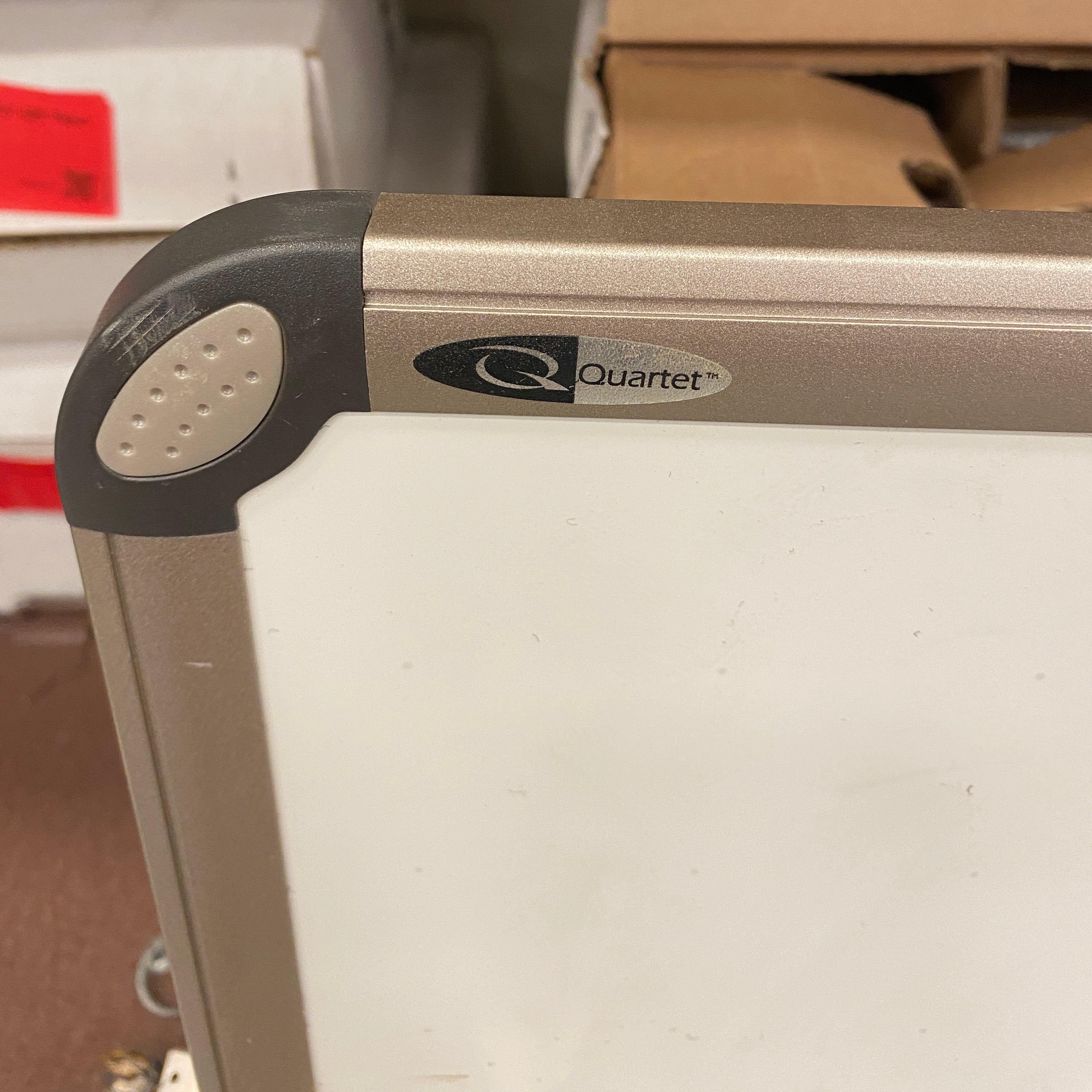 Quartet Rounded Corner Framed Whiteboard w/ Ledge