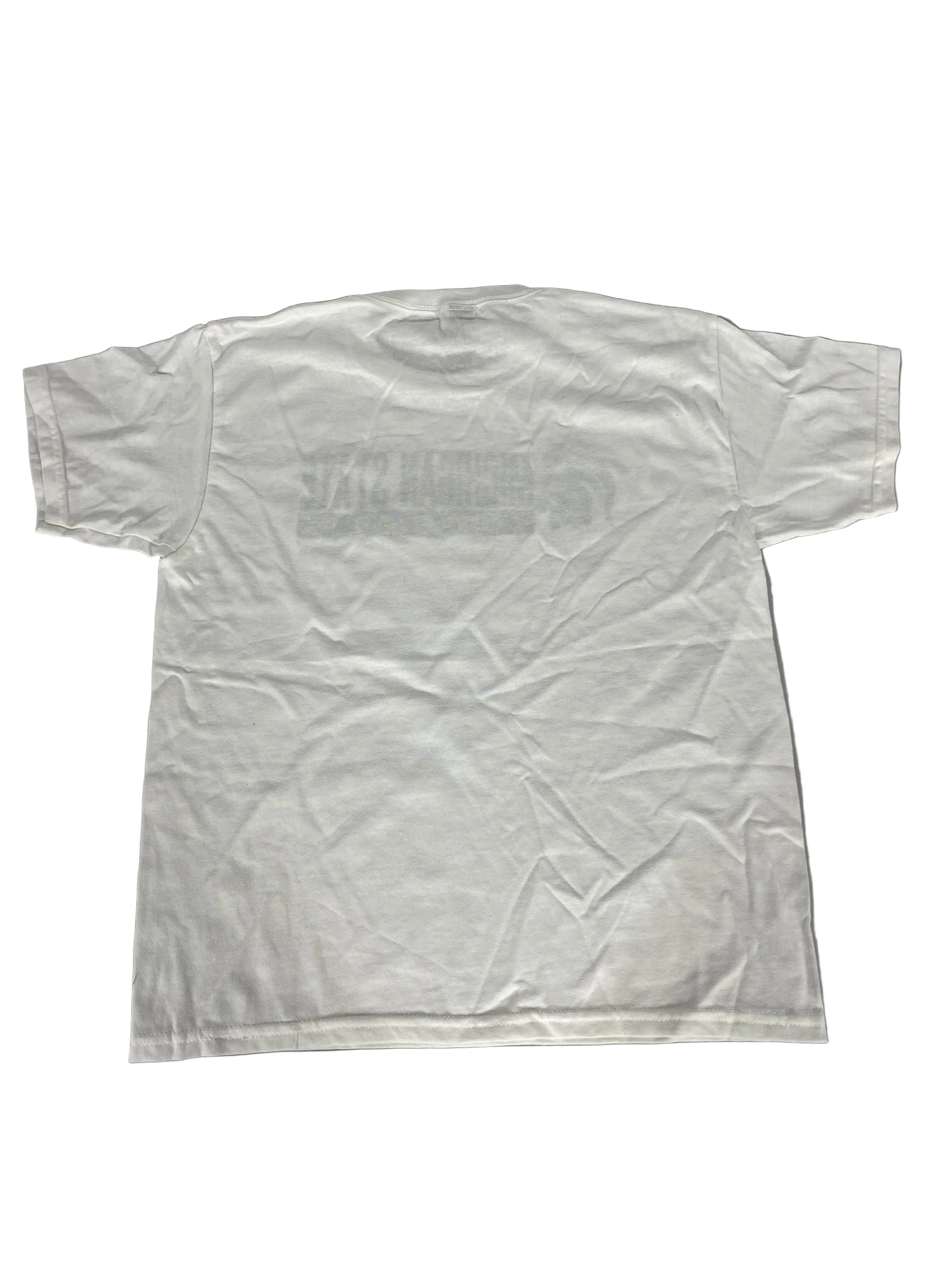 White Spartan Volleyball Short Sleeve T-Shirt Youth Size L