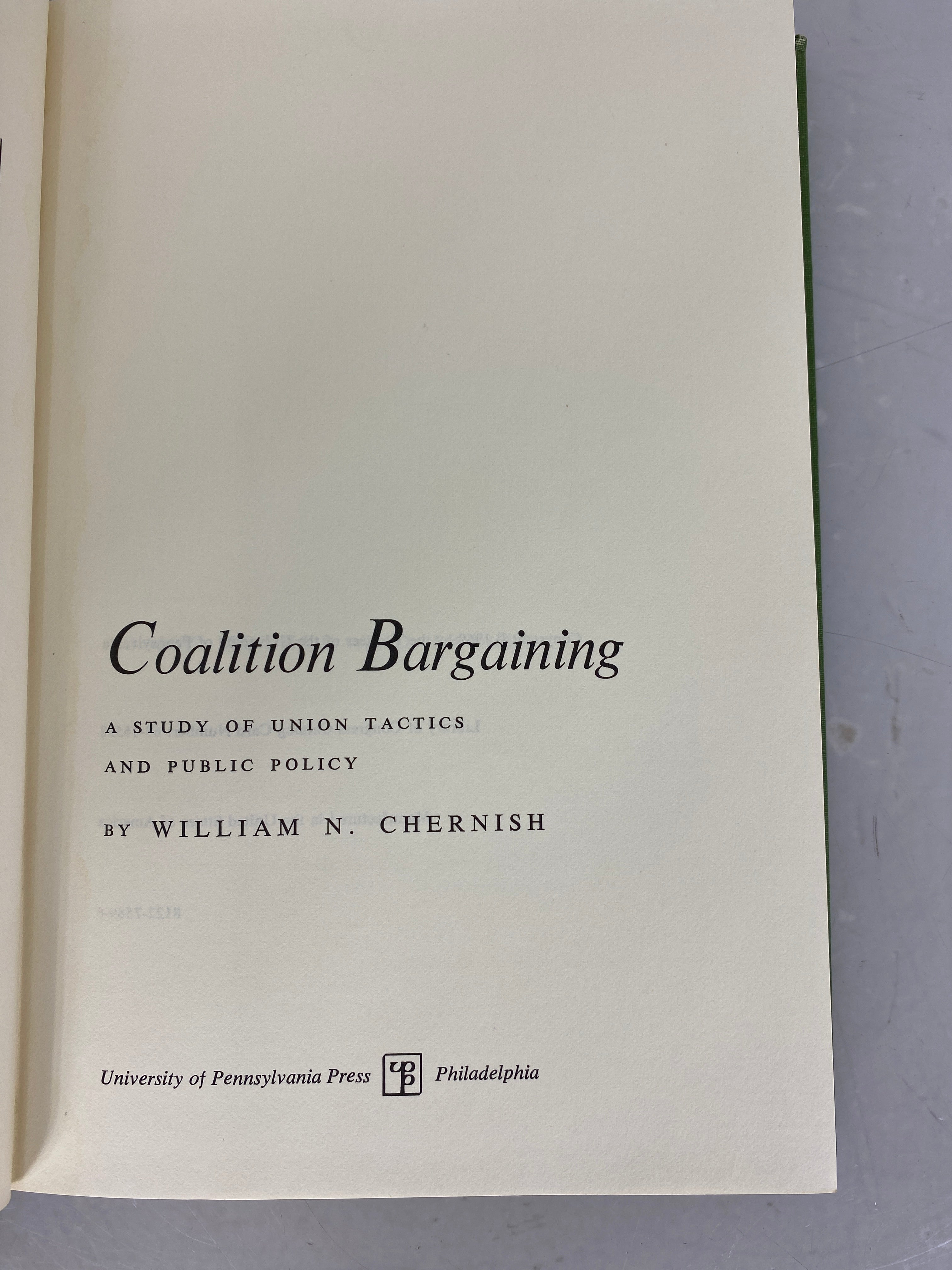 Lot of 2 Collective Bargaining:1971-1980 HC