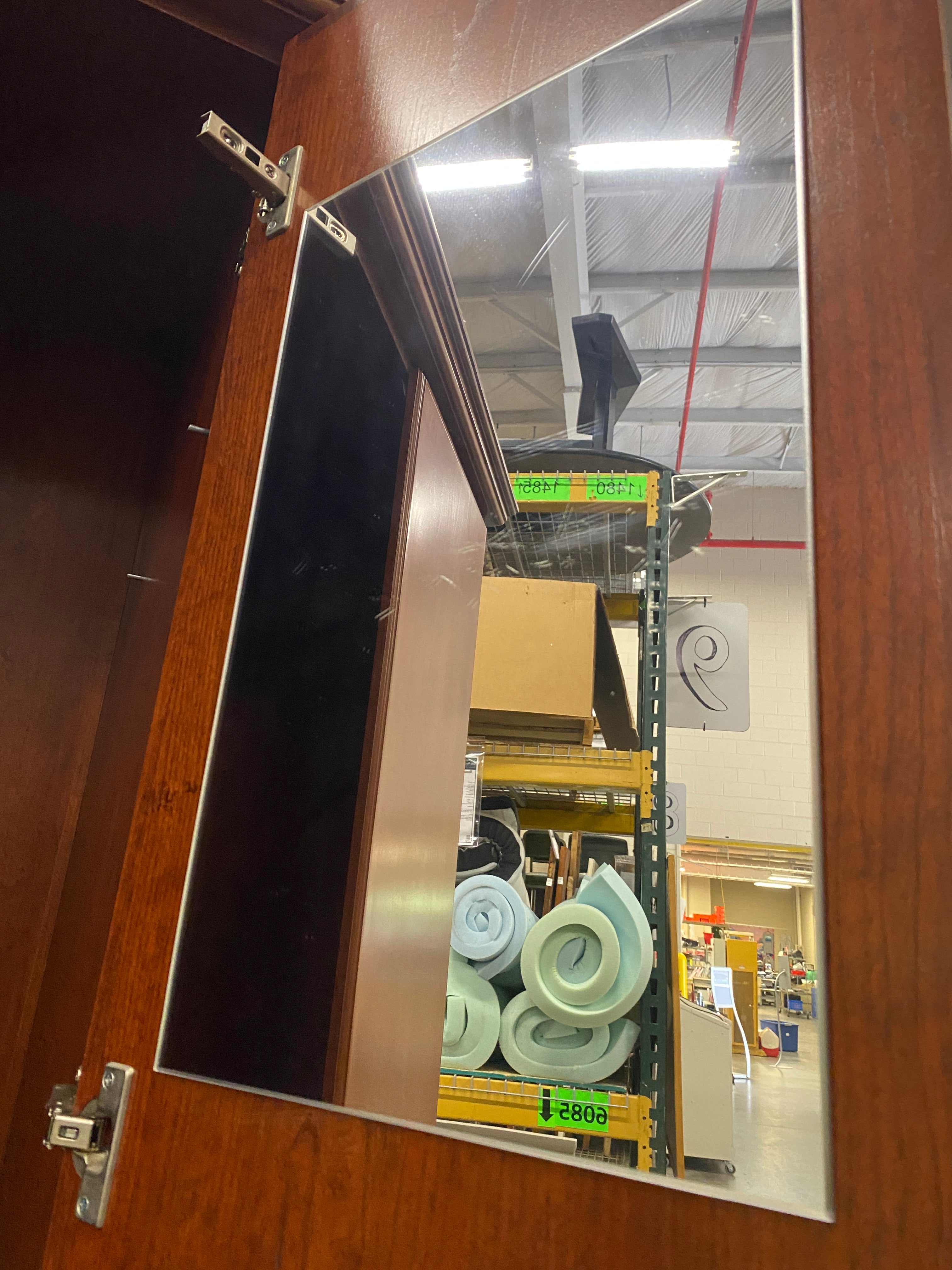 Dark Cherry Wooden Cabinet