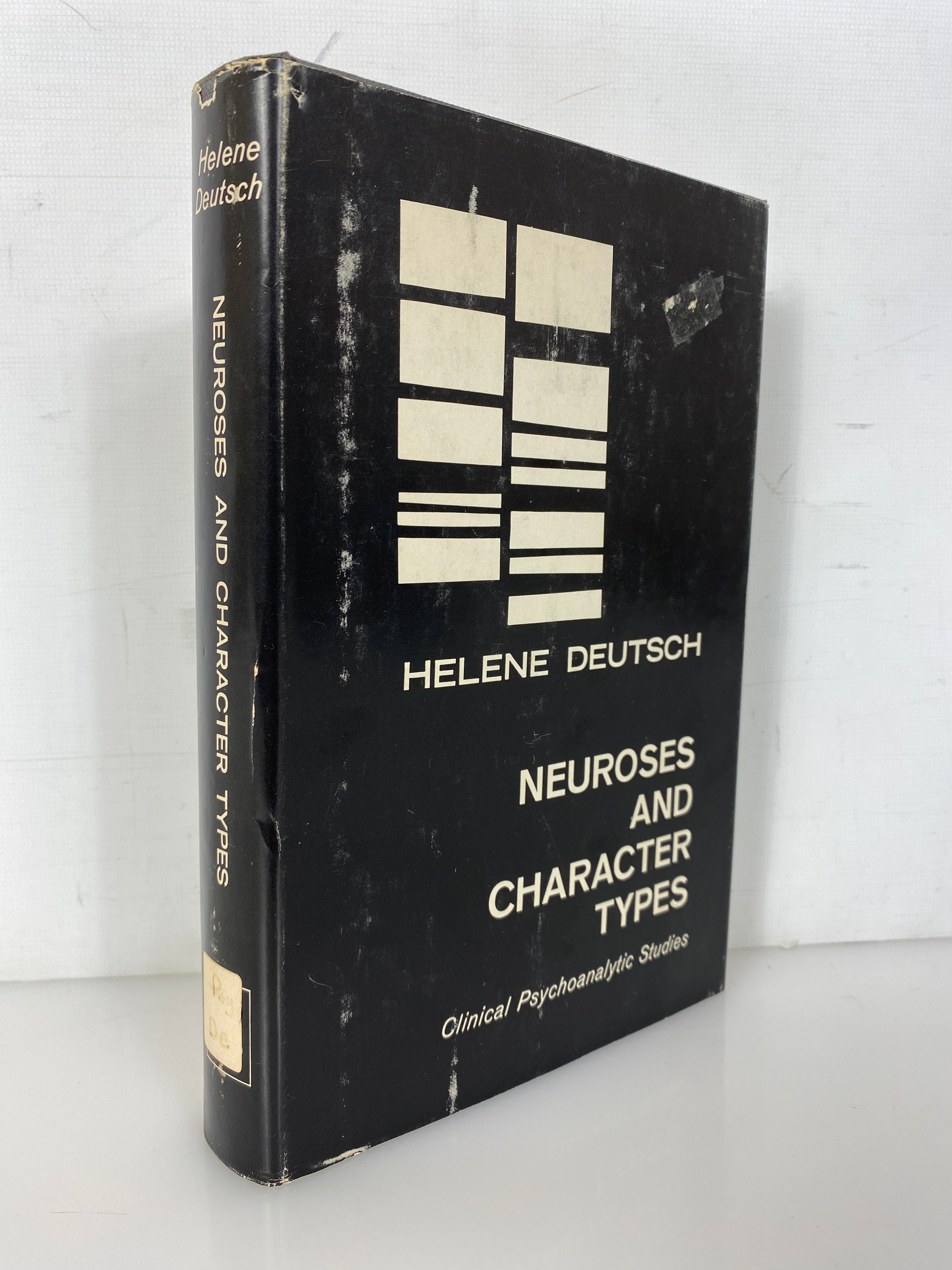 Neuroses and Character Types by Helene Deutsch 1965 Vintage HC DJ