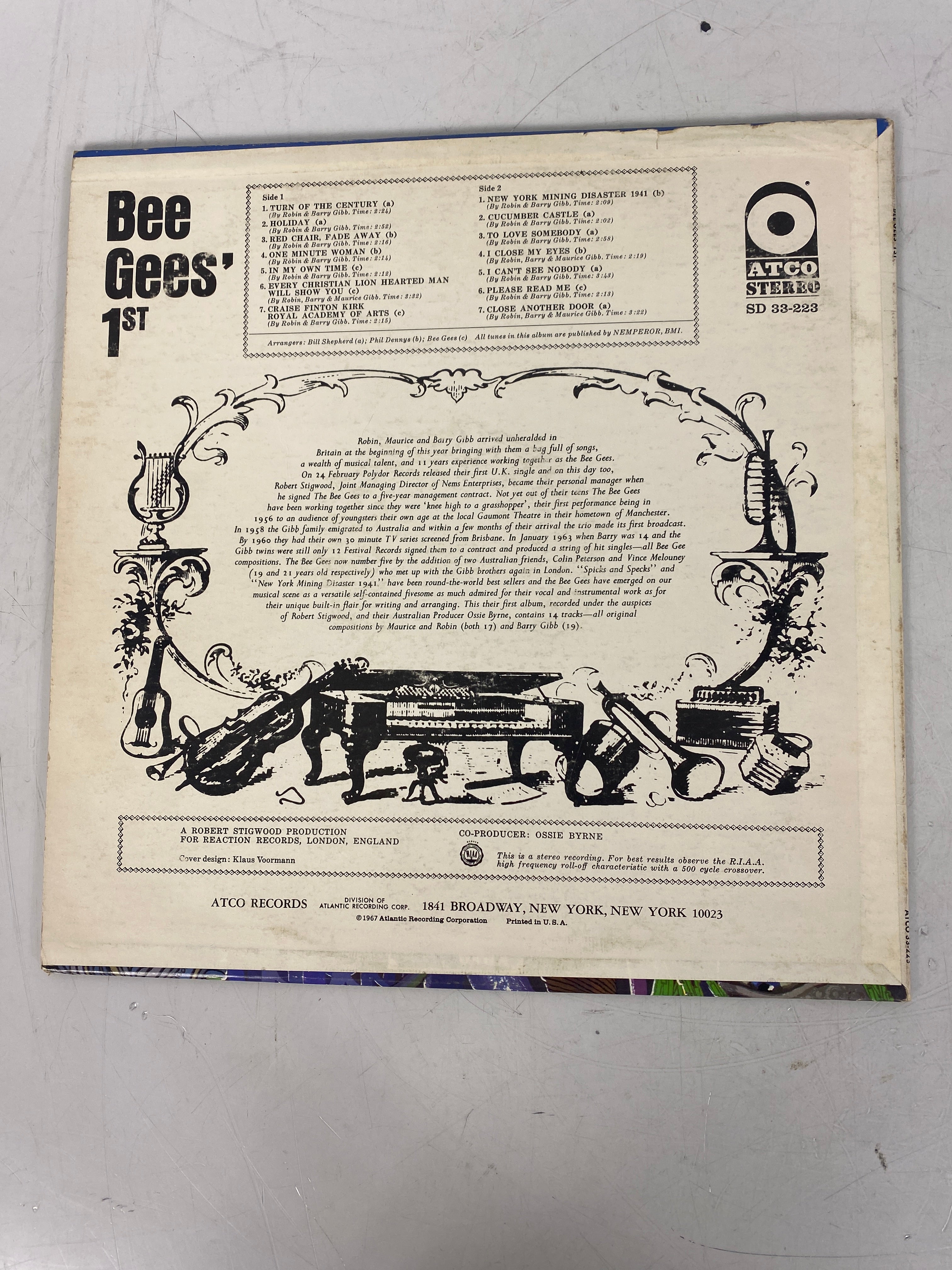 Bee Gees 1stVinyl Record