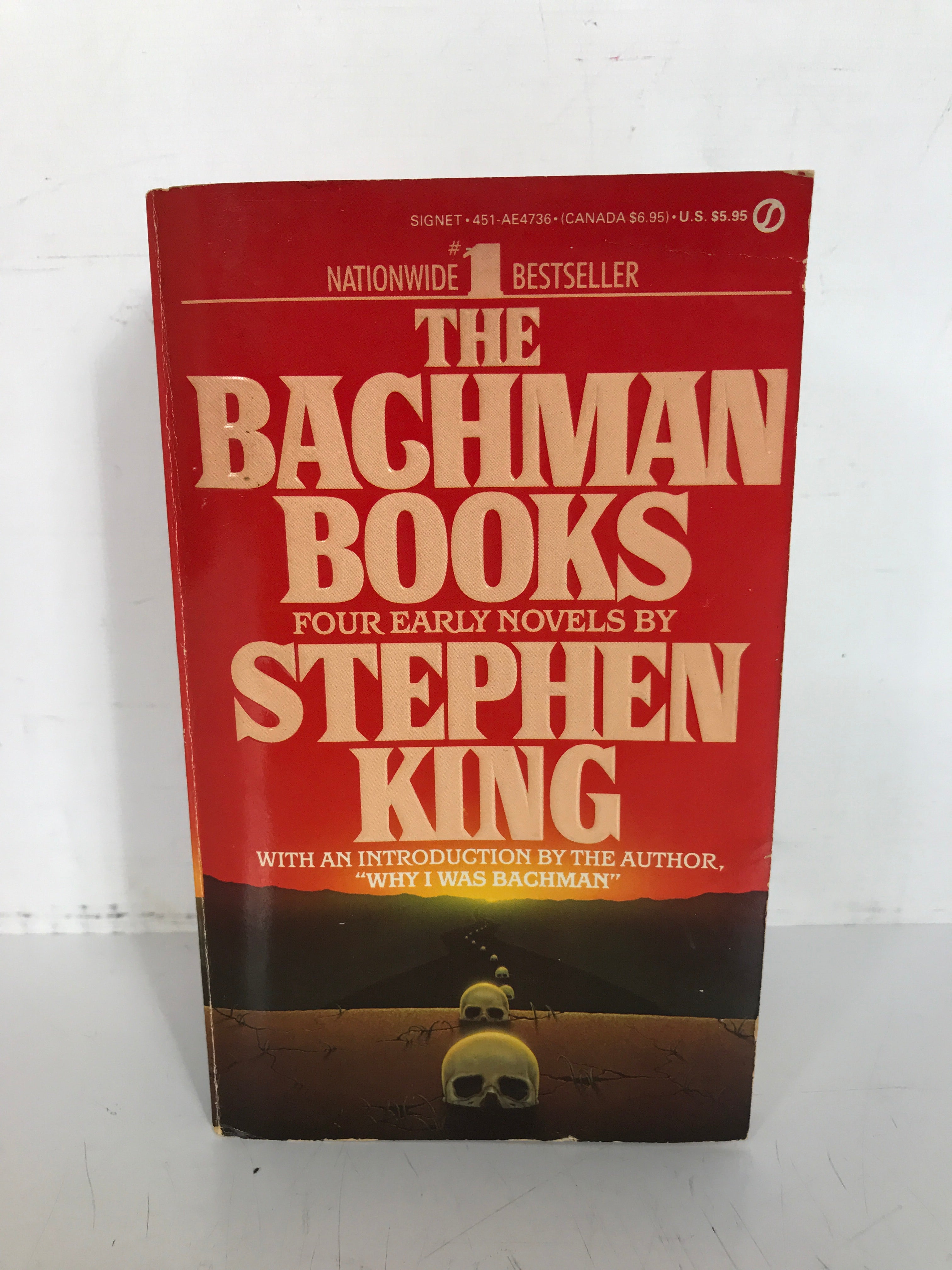 The Bachman Books Stephen King Incl Rage 1986 1st Signet Printing SC