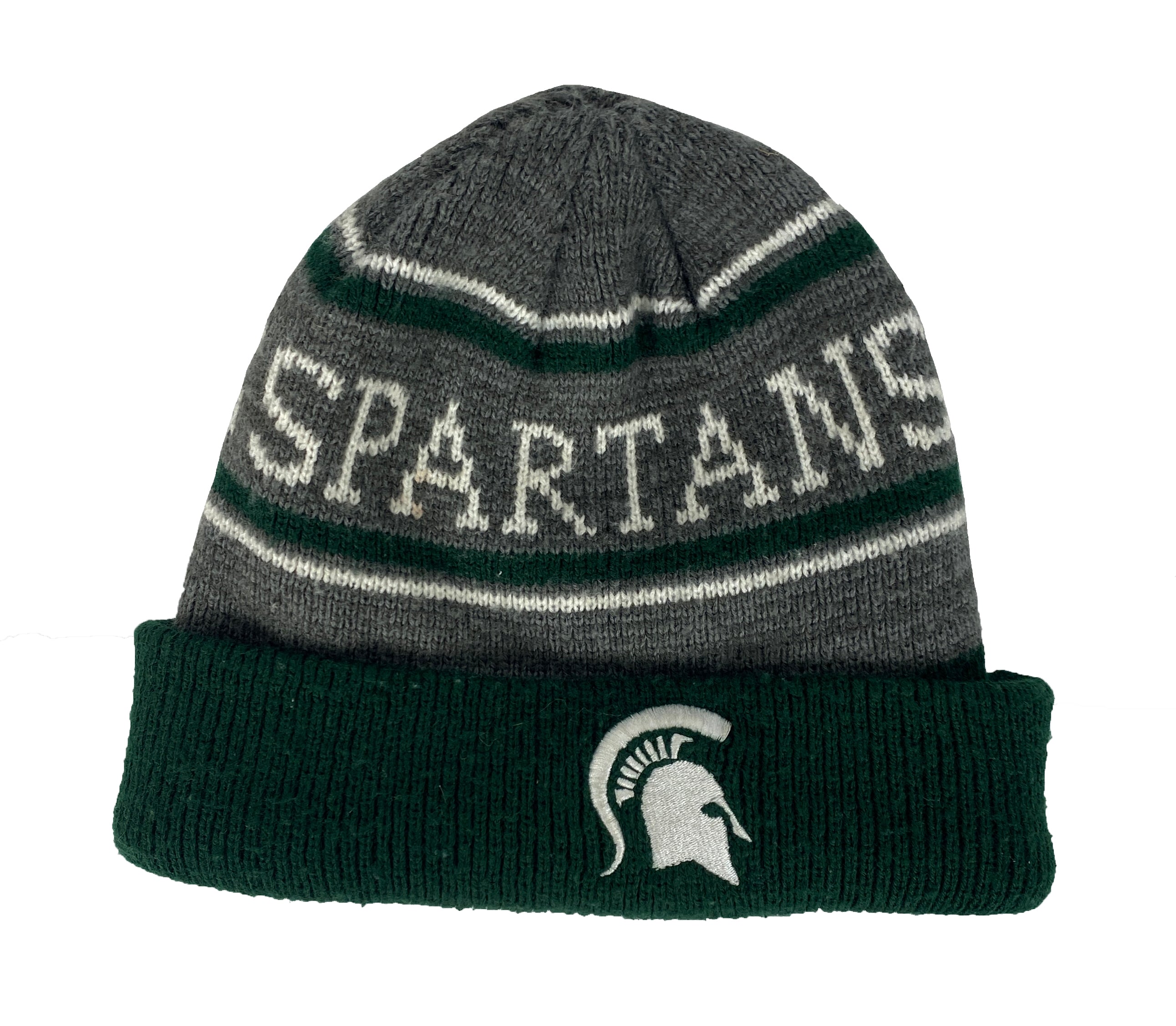 Michigan State University Gray Knit Beanie