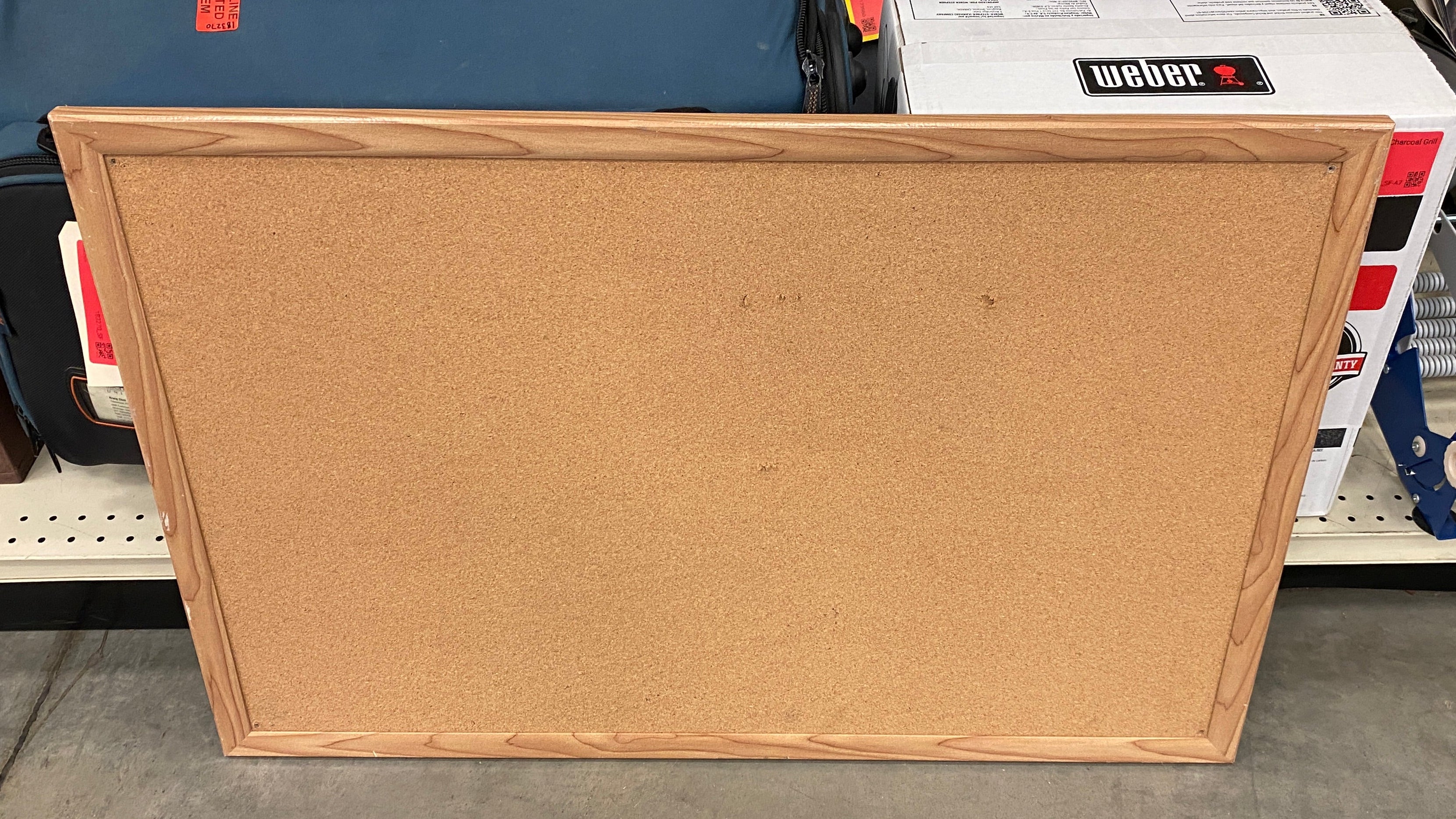 Large Wooden Framed Bulletin Board