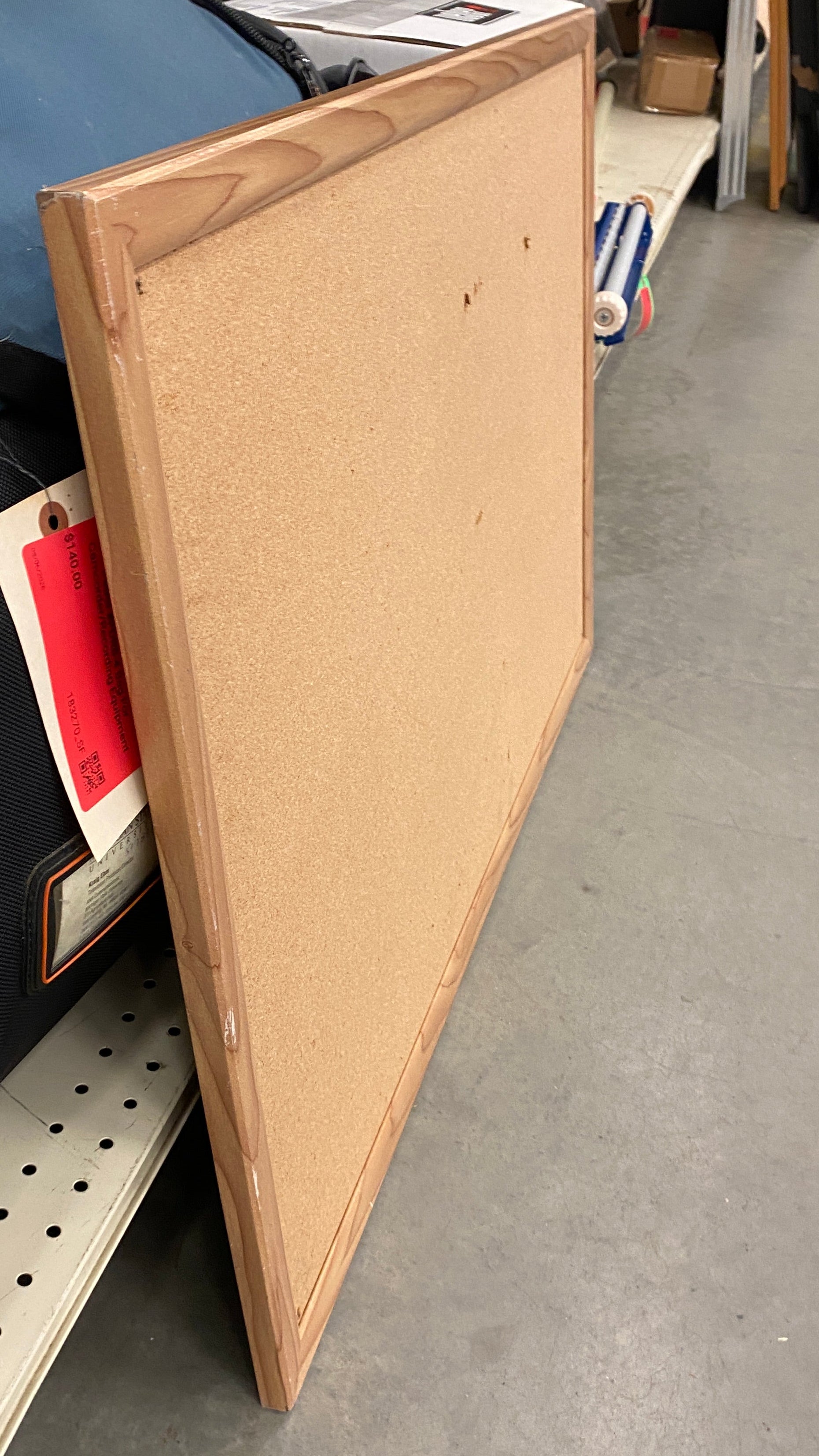 Large Wooden Framed Bulletin Board