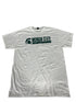 White Spartan Volleyball Short Sleeve T-Shirt Unisex Size M