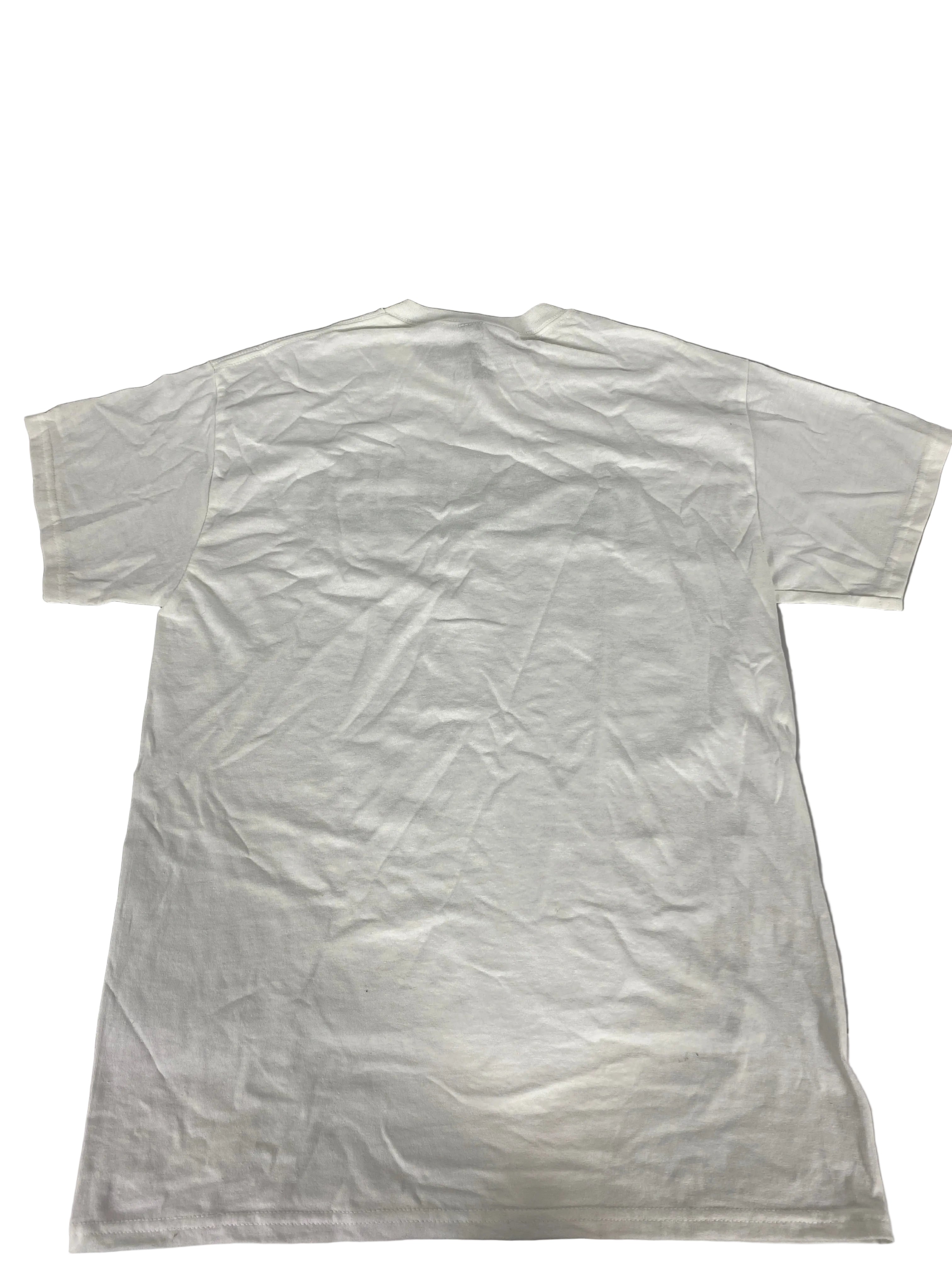 White Spartan Volleyball Short Sleeve T-Shirt Unisex Size M
