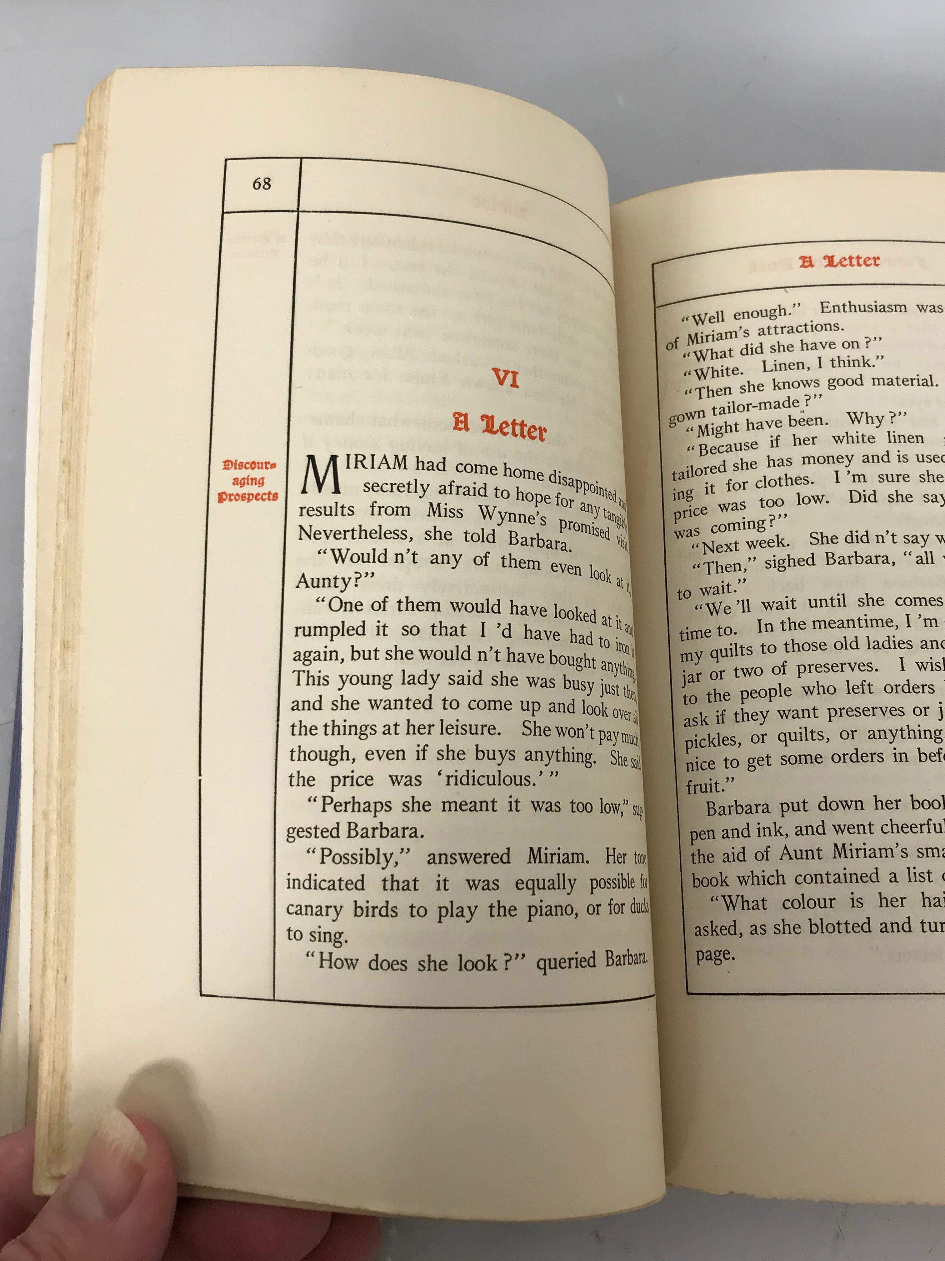 Flower of the Dusk by Myrtle Reed 1908 HC