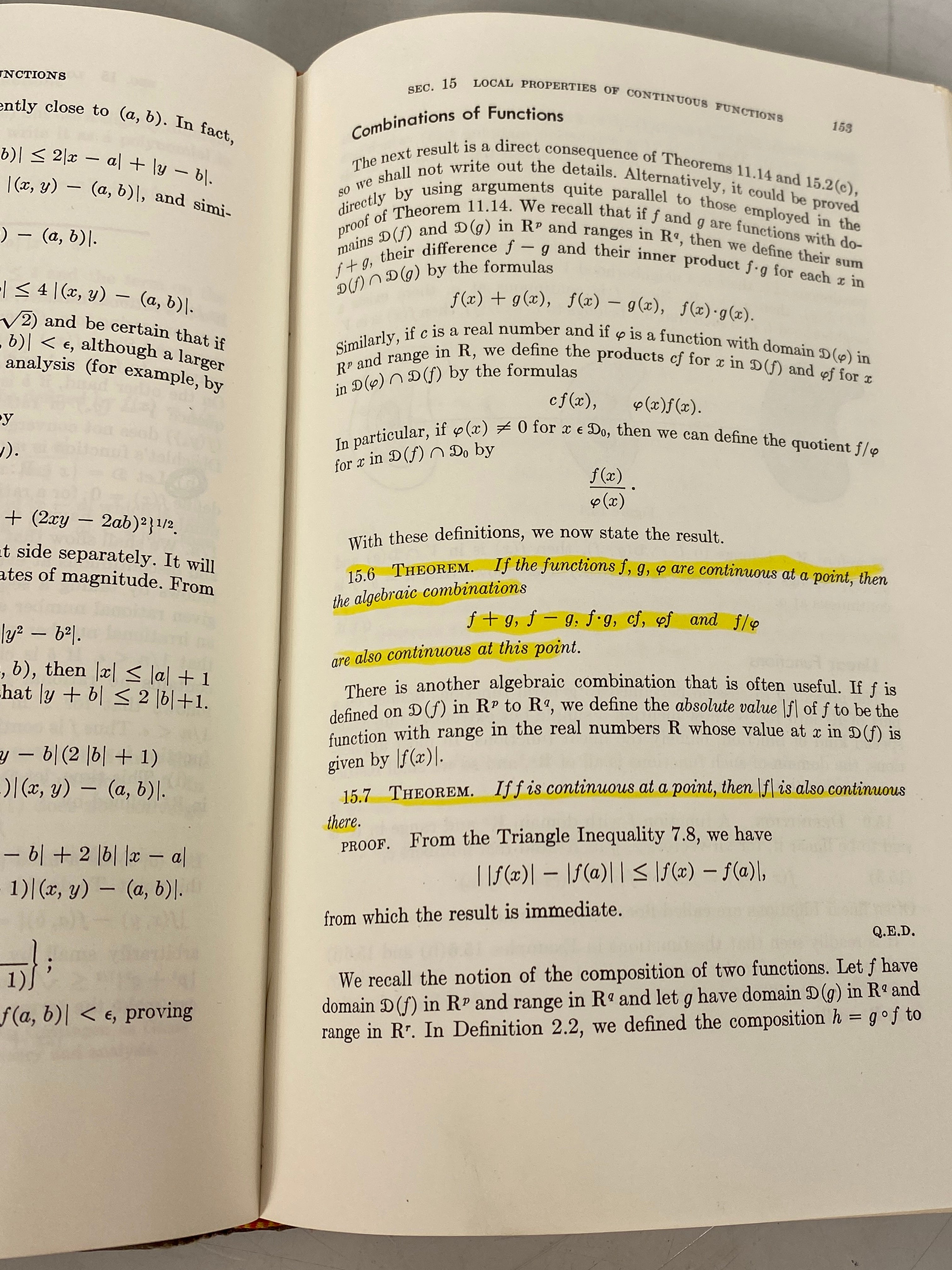 The Elements of Real Analysis Robert Bartle 1964 Vintage HC