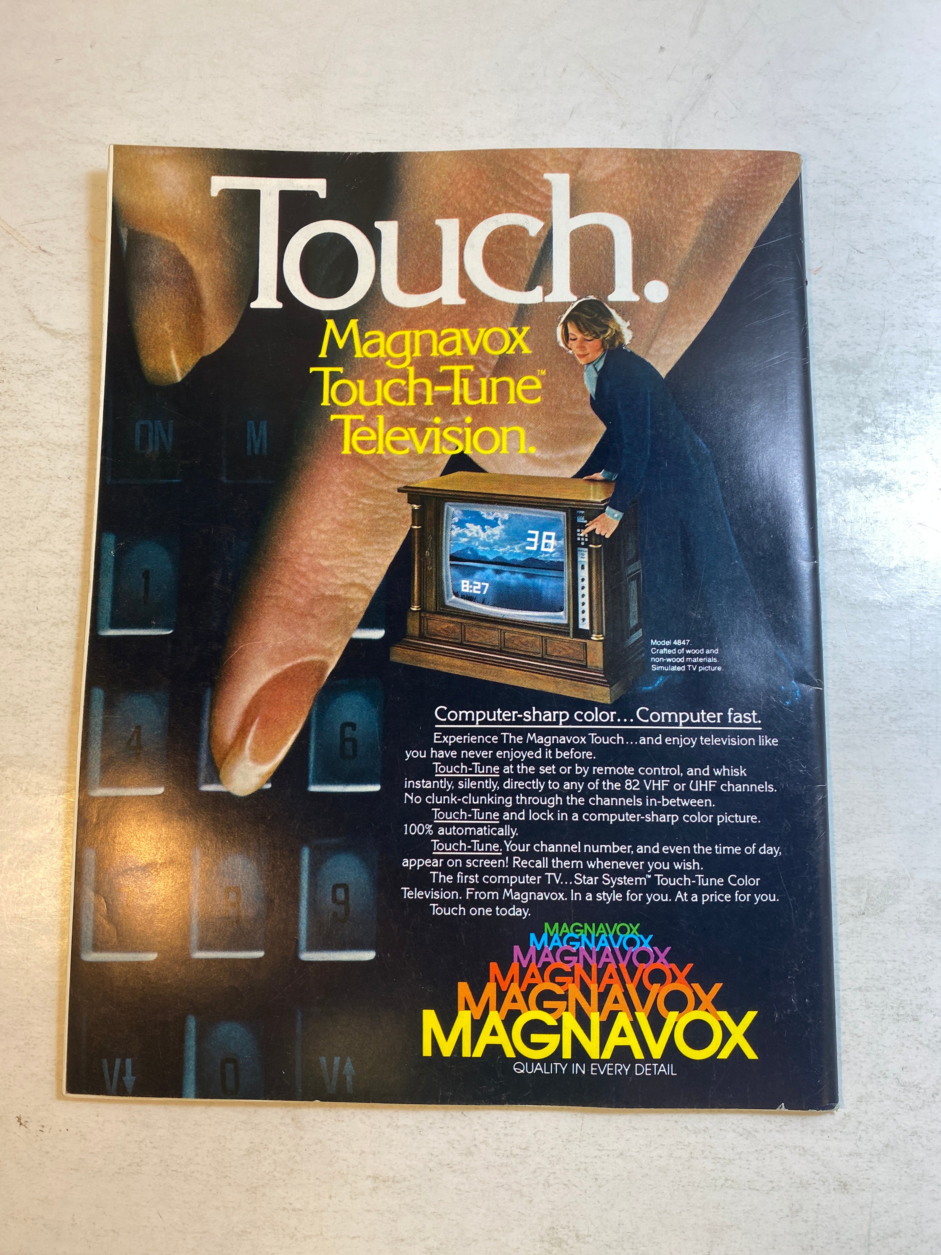 1977 Michigan State vs Illinois Spartan Sideliner Football Program