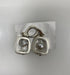 Silver Opalescent Pearl Wire Dangle Earrings