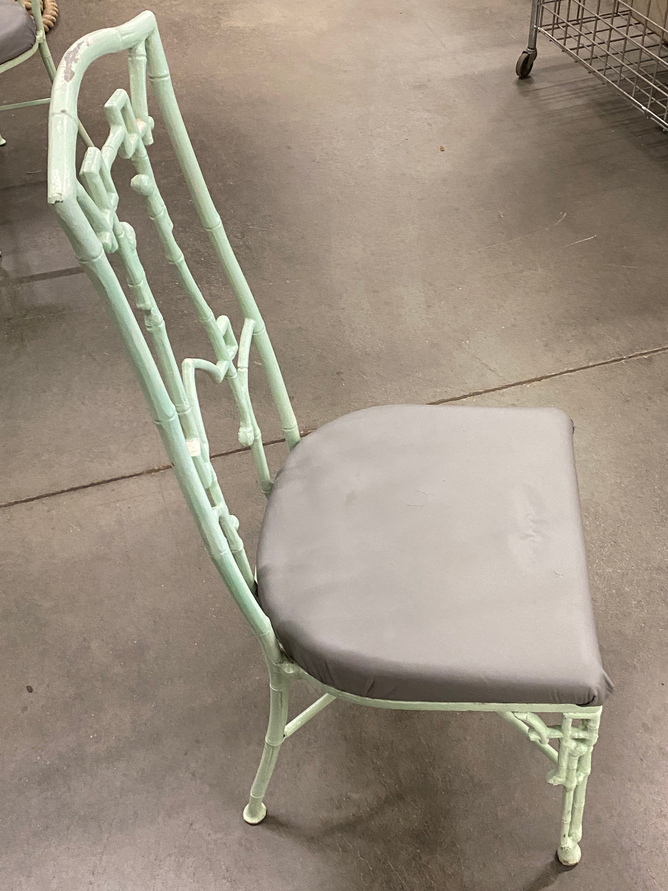 Dining Set / Metal "Rattan-Style"