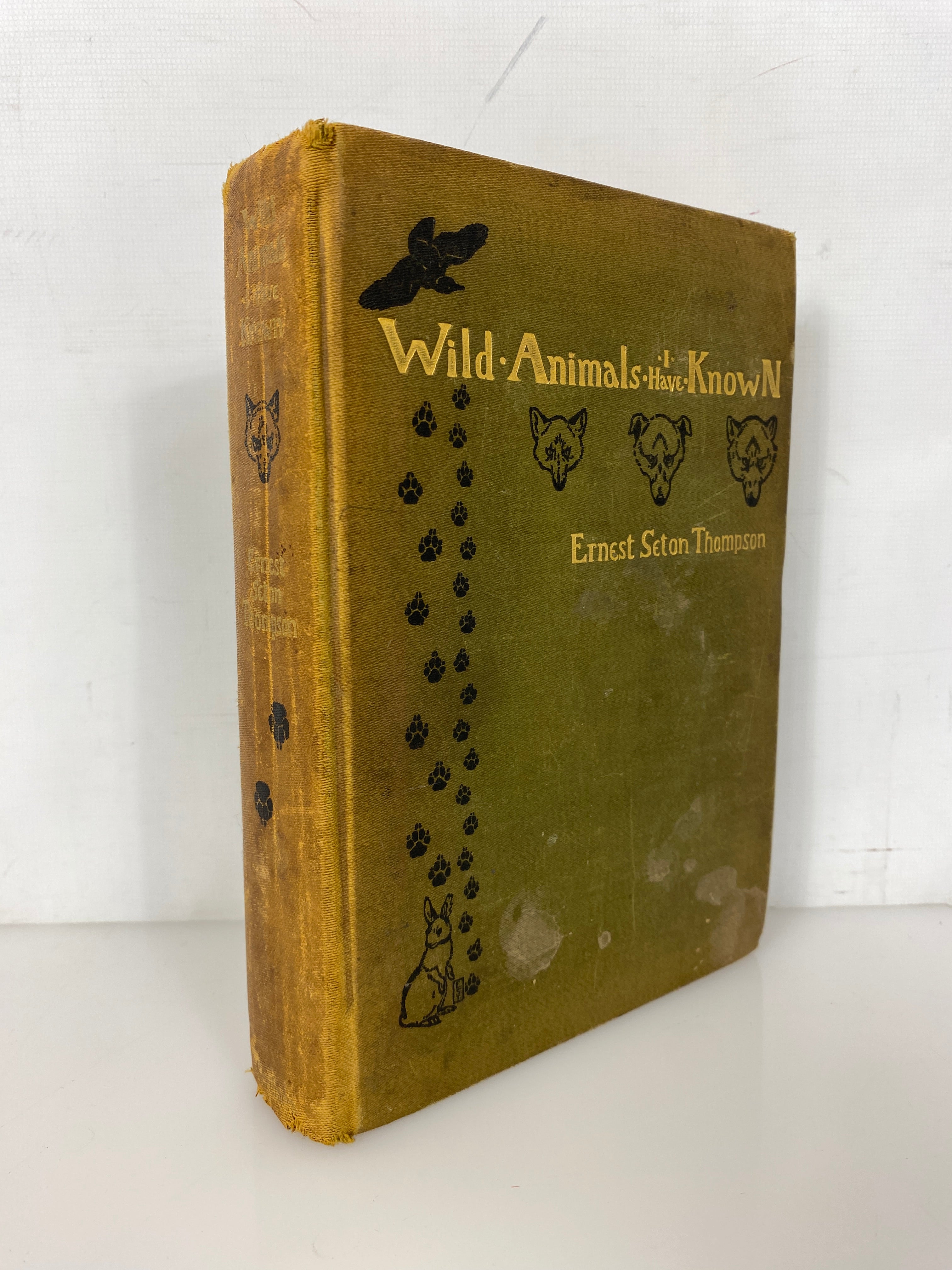 Wild Animals I Have Known Ernest Seton Thompson 1898 Antique 3rd Impression HC