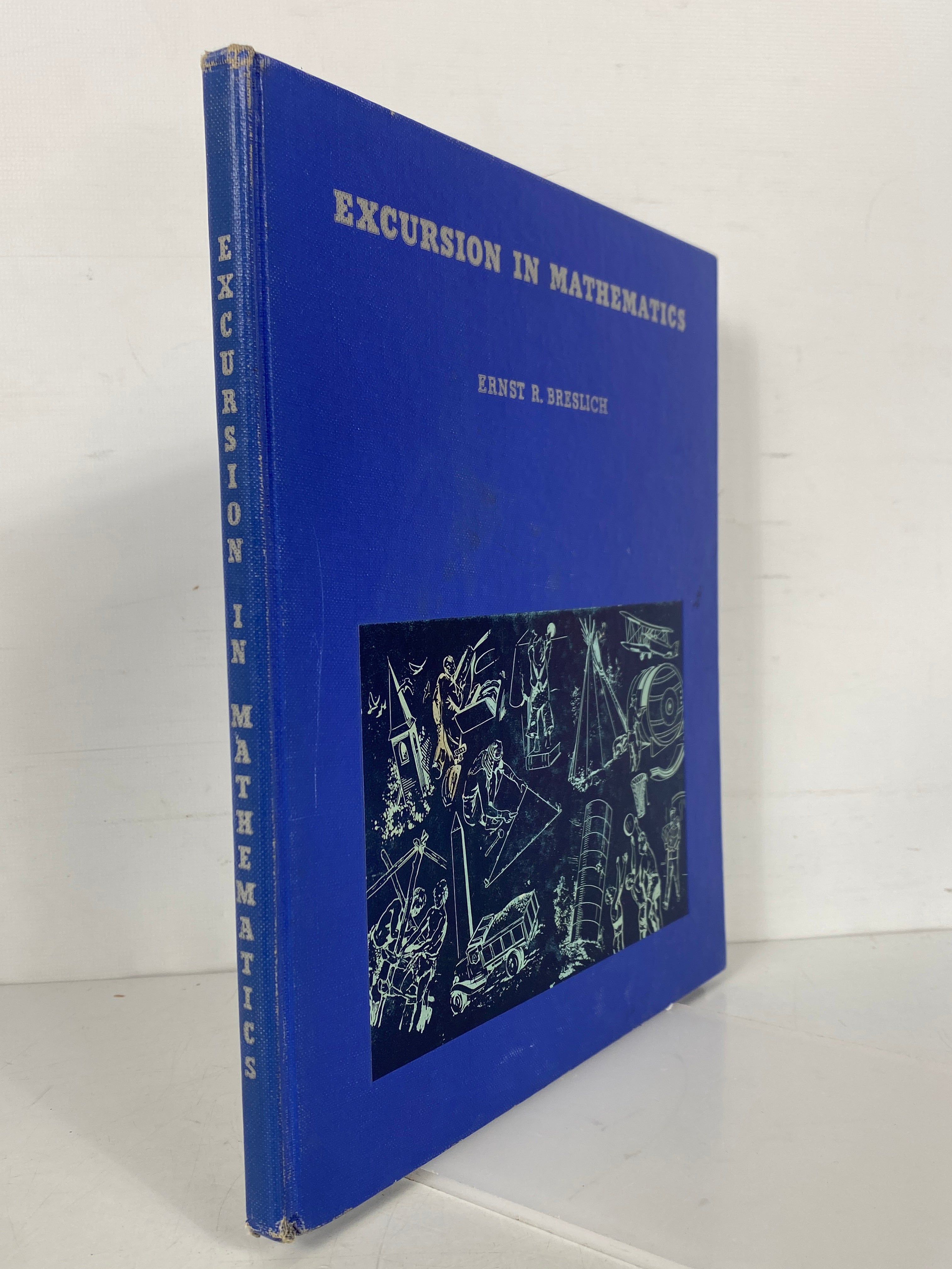 Excursion in Mathematics by Breslich 1938 HC with 3-D Glasses