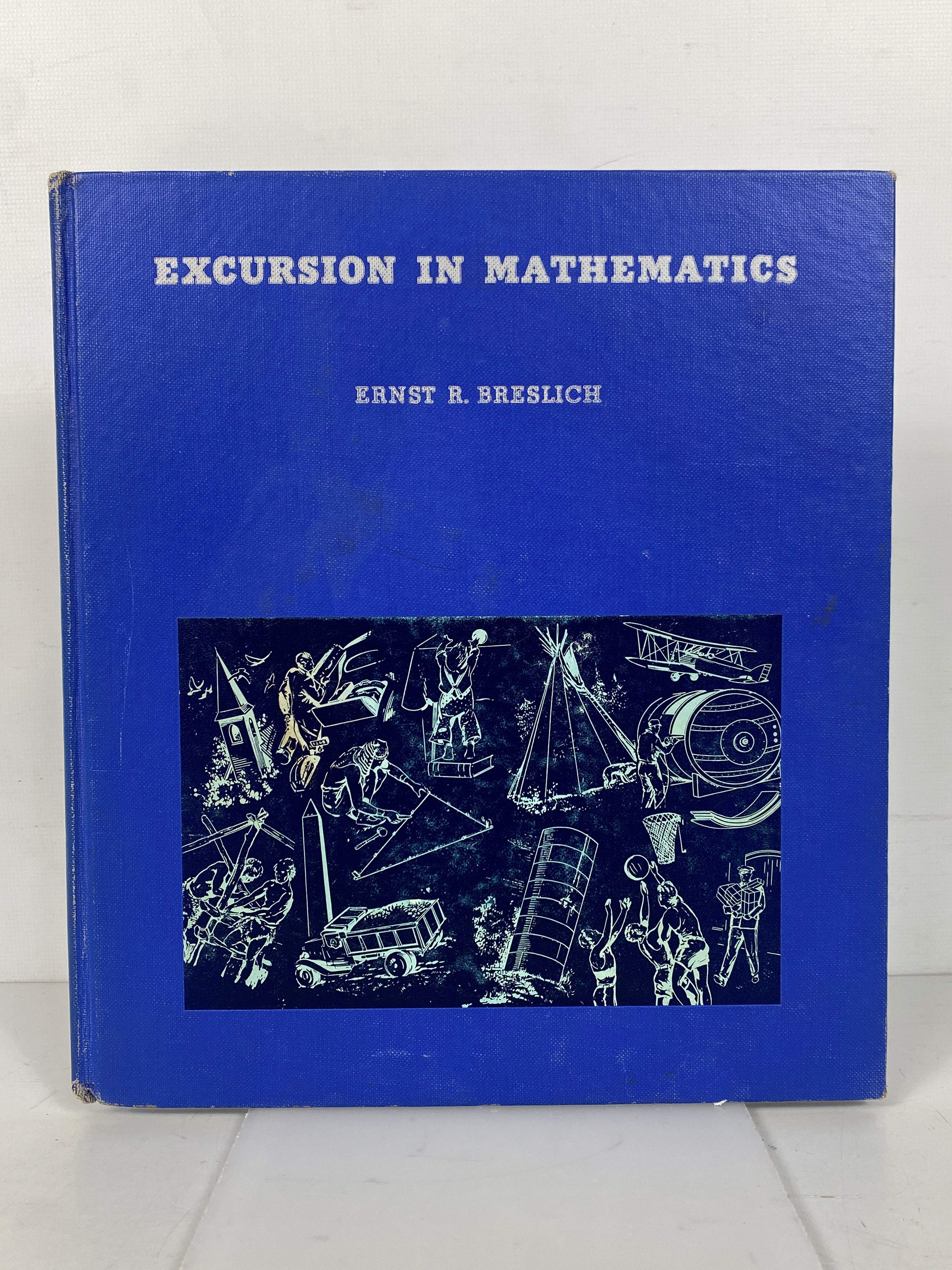 Excursion in Mathematics by Breslich 1938 HC with 3-D Glasses