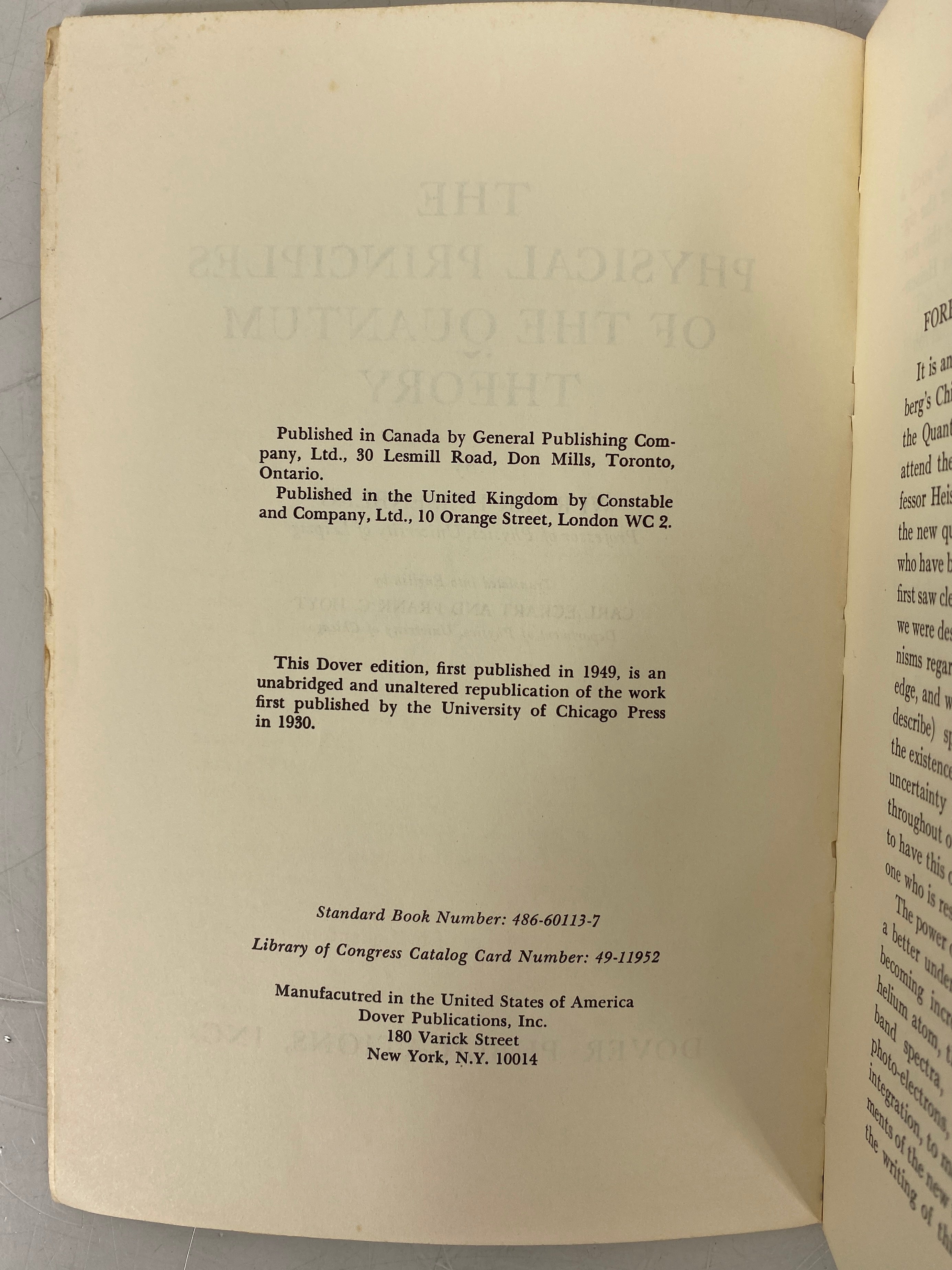 2 Werner Heisenberg: Physics and Beyond/Principles of Quantum Theory Vintage SC