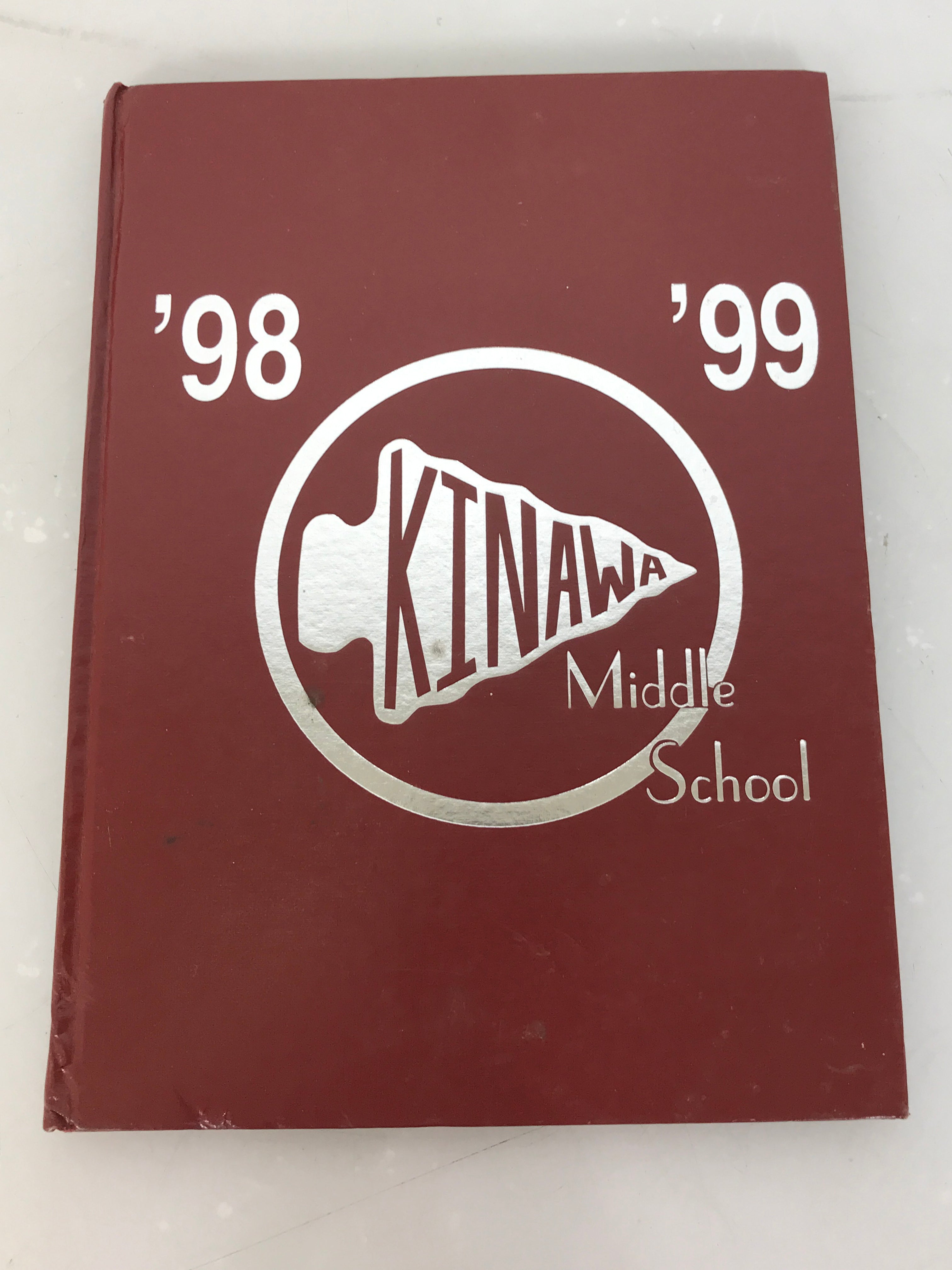 '98-'99 Kinawa Middle School Yearbook Okemos Michigan HC