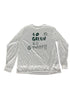 Dry Fit White "Go Green Go White" Long Sleeve Volleyball Shirt Unisex Size M