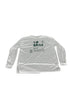 Dry Fit White "Go Green Go White" Long Sleeve Volleyball Shirt Unisex Size 2XL