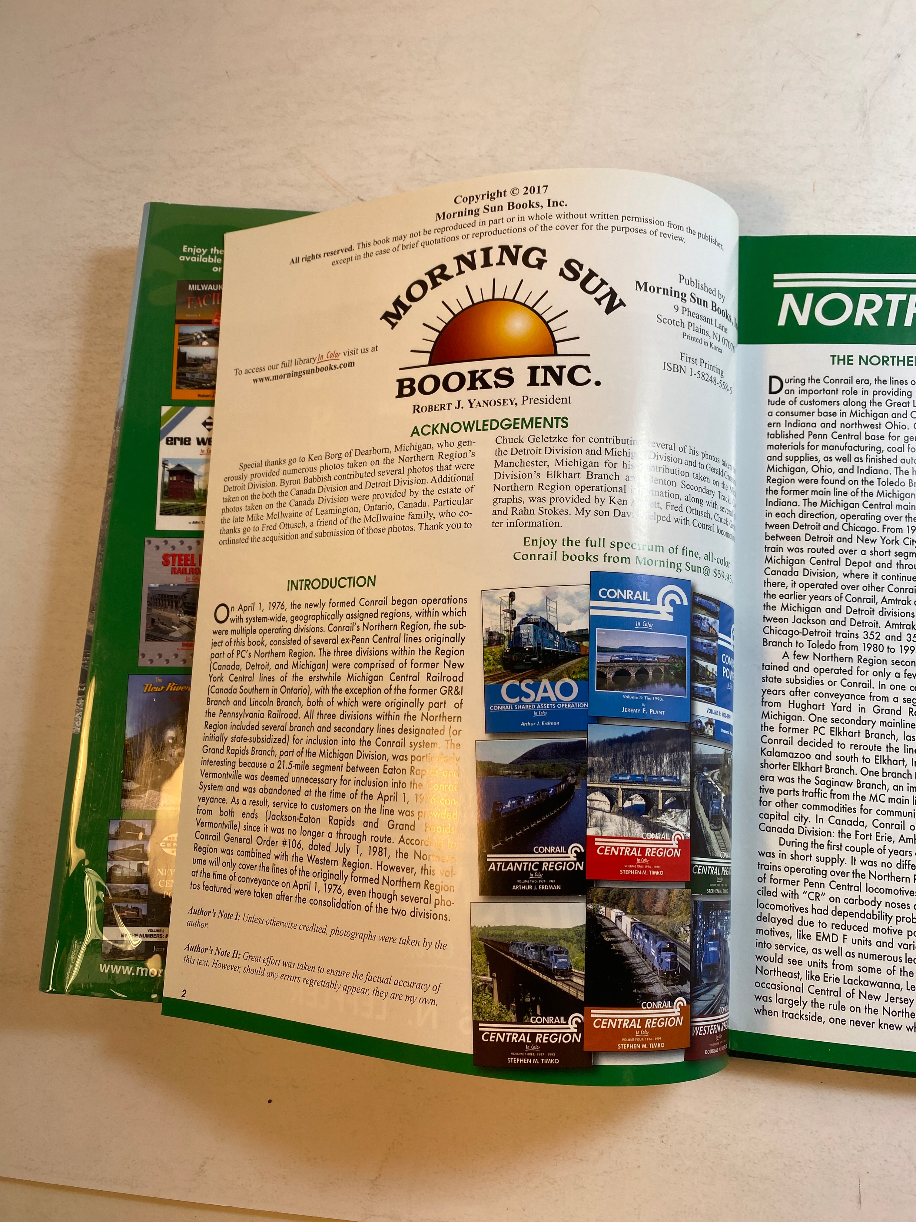 Conrail Northern Region Douglas Leffler HCDJ 2017